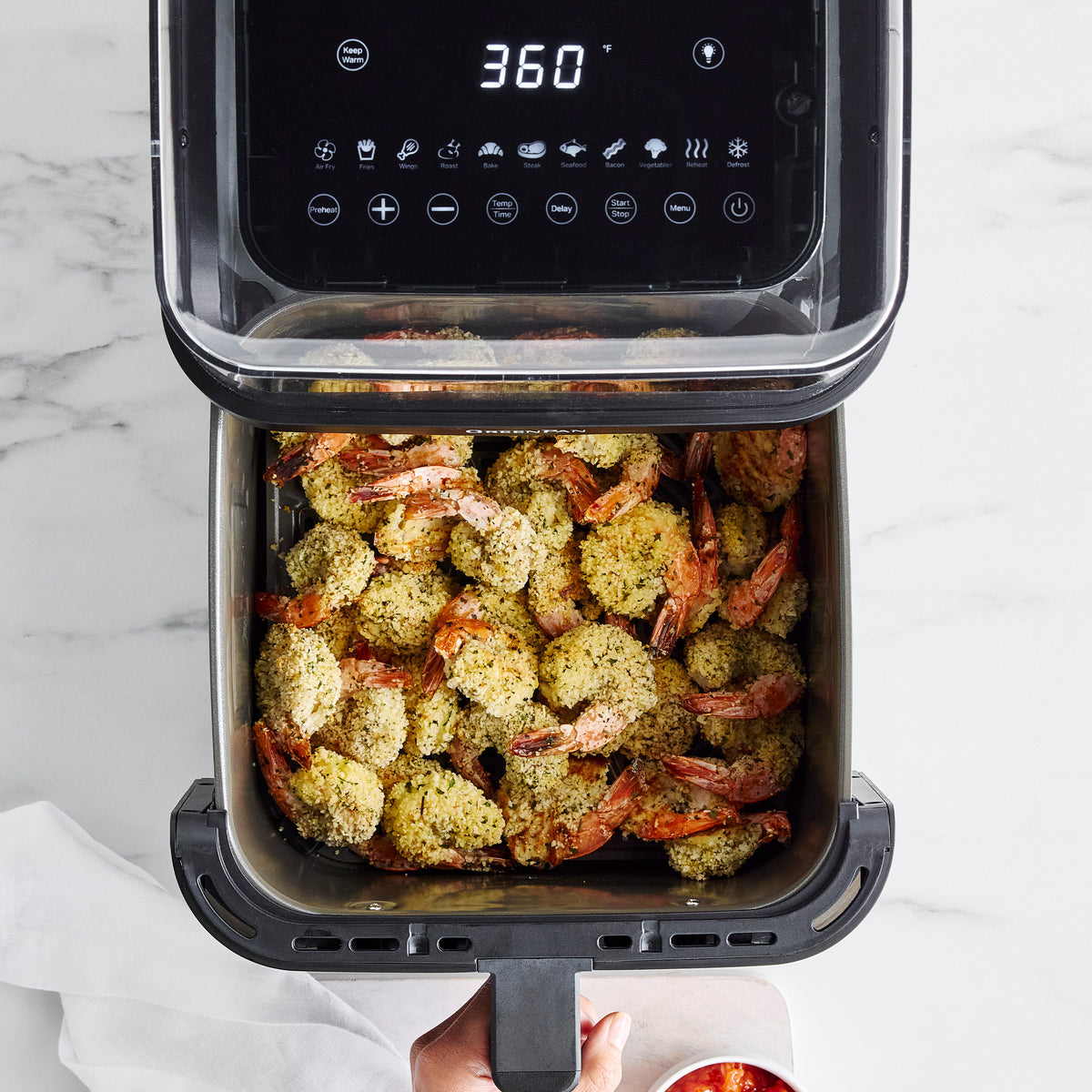 Bistro 7-Quart 360° Clear View Air Fryer - Image 11