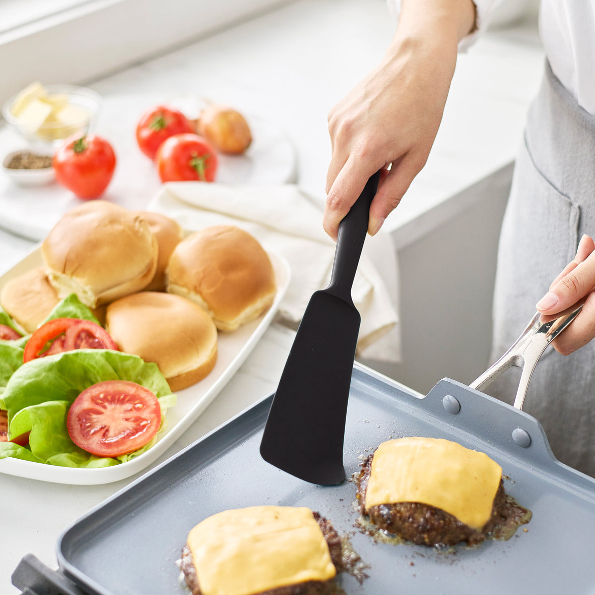 Premiere Silicone Burger Turner | Black - Image 3