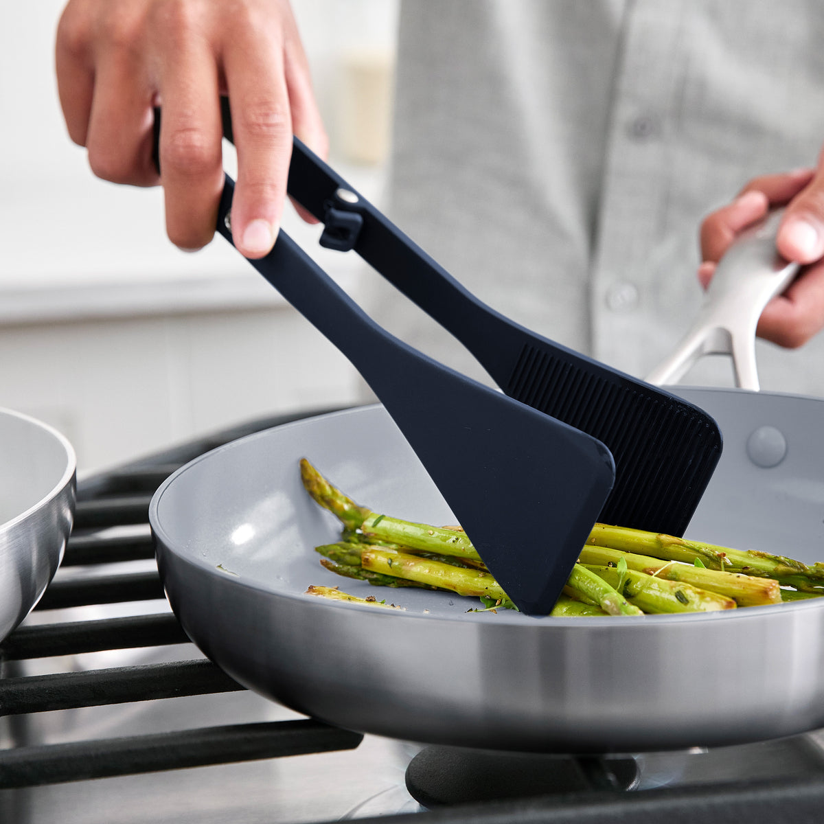 Premiere Silicone Wide Tongs | Oxford Blue - Image 3