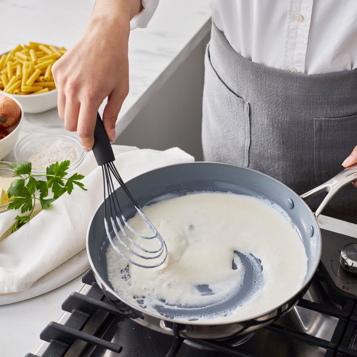 Premiere Silicone Flat Whisk | Black - Image 3