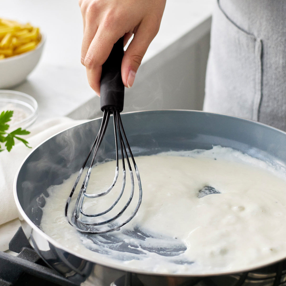 Premiere Silicone Flat Whisk | Black - Image 4
