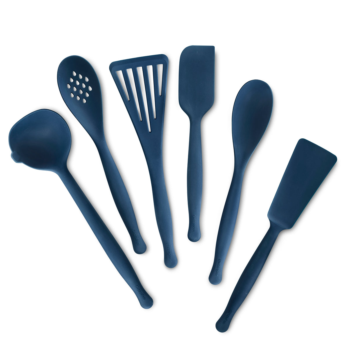 Premiere Silicone 6-Piece Utensil Set | Oxford Blue - Image 8