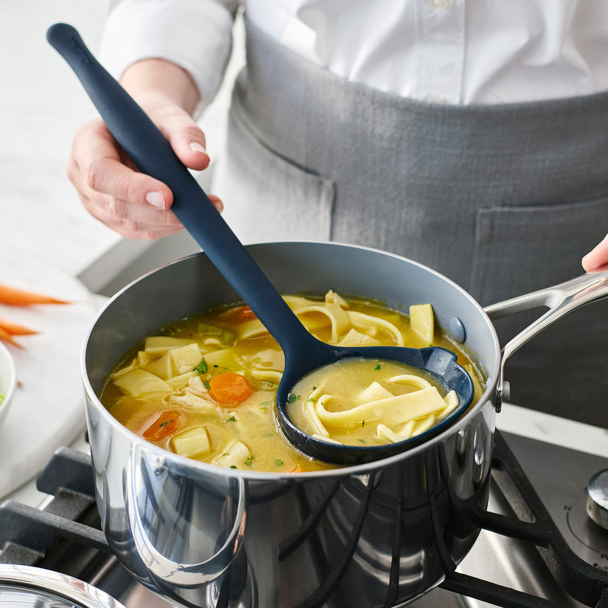 Premiere Silicone 6-Piece Utensil Set | Oxford Blue - Image 5