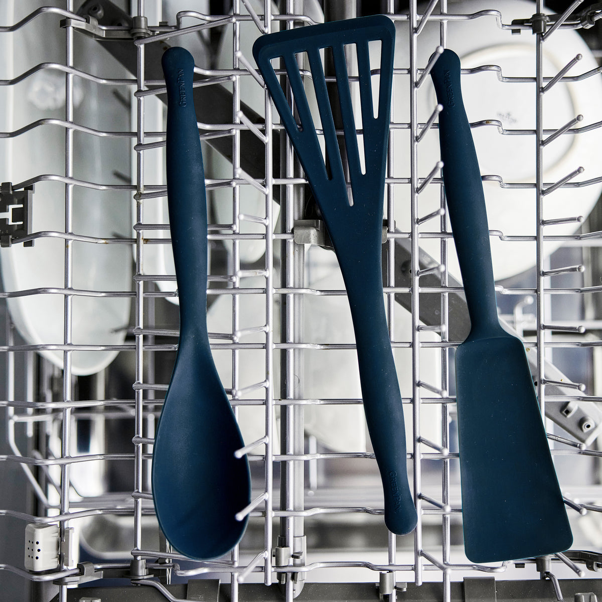 Premiere Silicone 8-Piece Utensil and Crock Set | Oxford Blue - Image 9