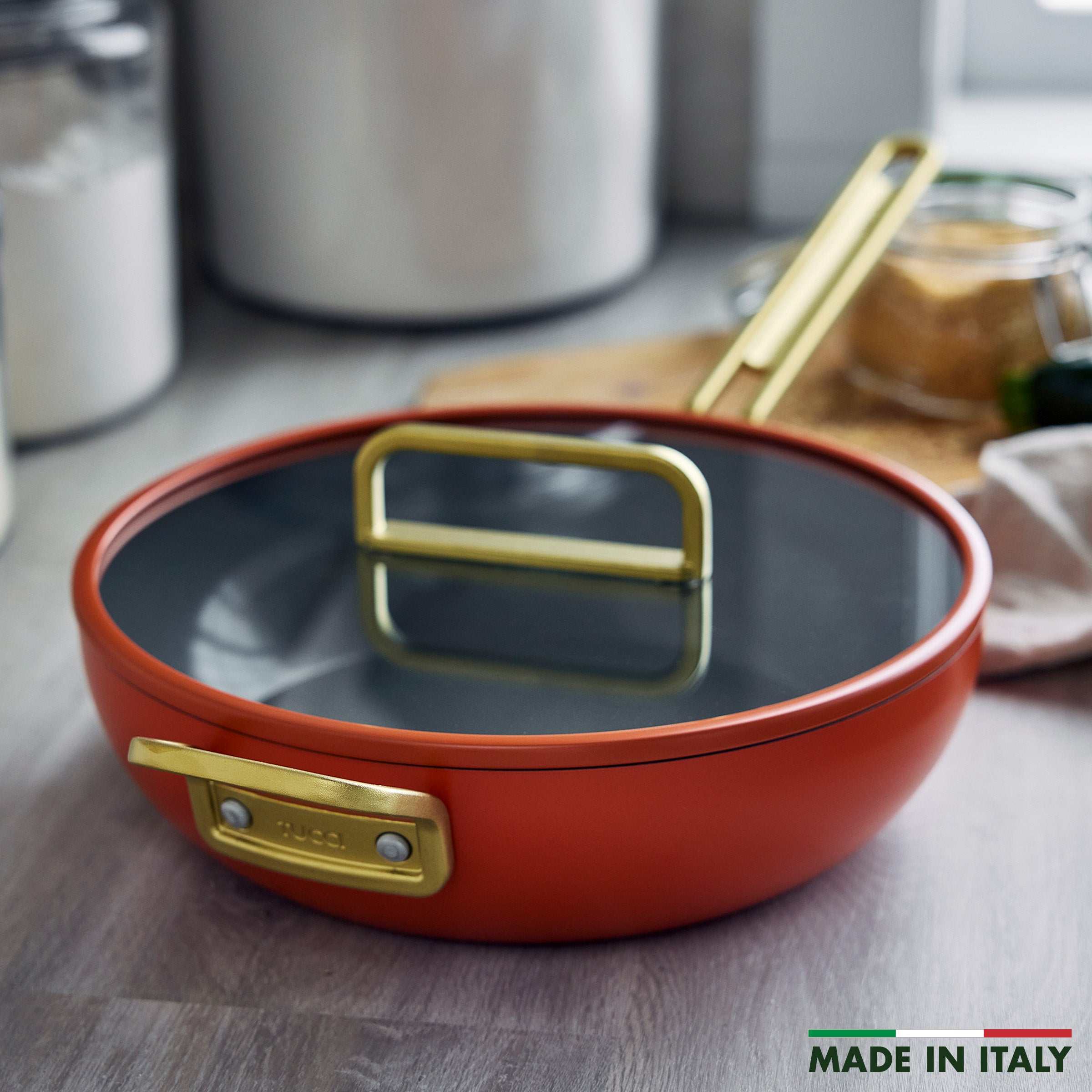 Stanley Tucci™ Ceramic Nonstick 4.5-Quart Stanley Pan Jr. | Amalfi Sunset - Image 3