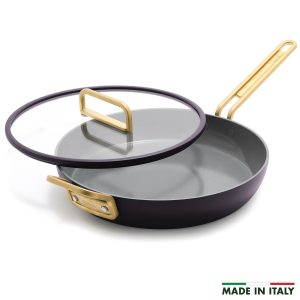 Stanley Tucciâ„¢ Ceramic Nonstick 12 Frypan with Lid | Calabrian Fig