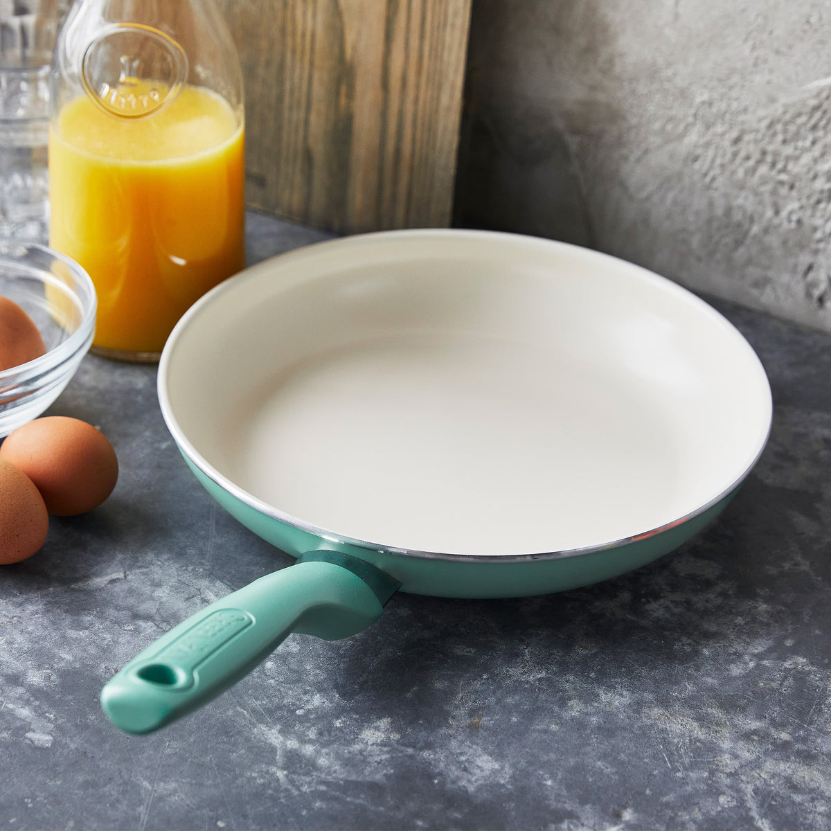 Rio Ceramic Nonstick 10-Piece Cookware Set | Turquoise - Image 5