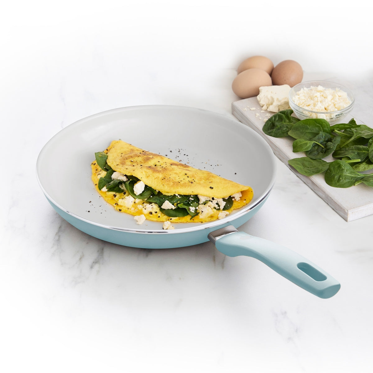 Dover Ceramic Nonstick 10 Frypan | Blue Haze - Image 5