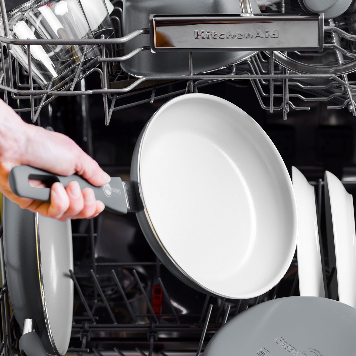 Dover Ceramic Nonstick 8. 10 and 12 Frypan Set - Image 6