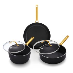 Reserve Ceramic Nonstick 5-Piece Cookware Set | Black