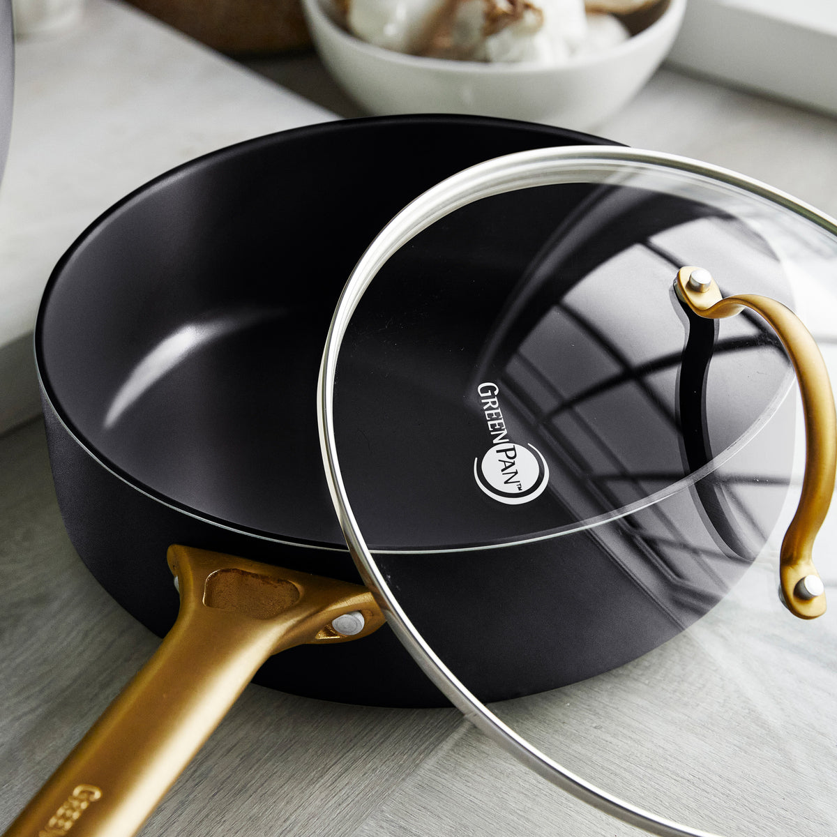 Reserve Ceramic Nonstick 5-Piece Cookware Set | Black - Image 6