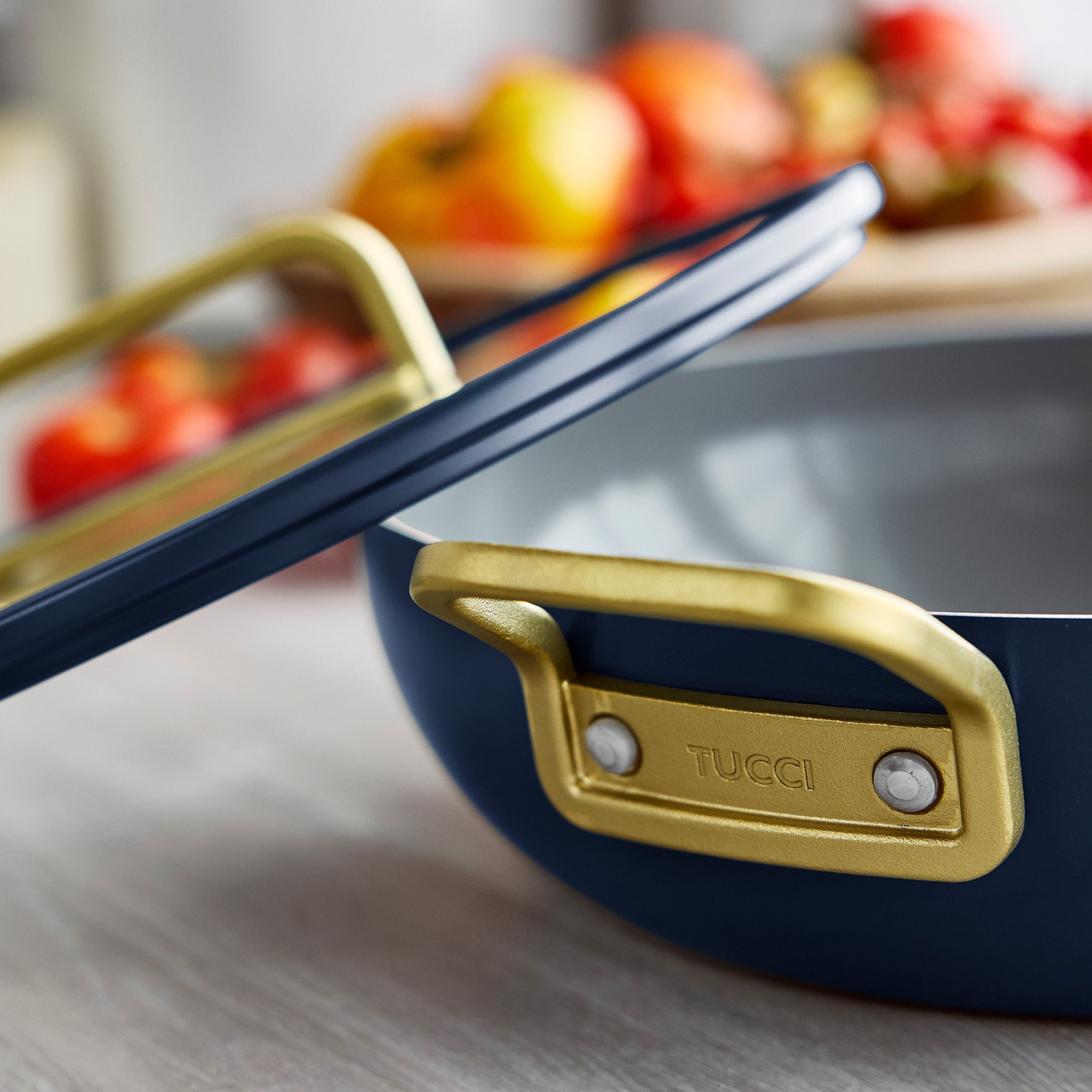 Stanley Tucci™ Ceramic Nonstick 4.5-Quart Stanley Pan Jr. | Marino Blue - Image 5