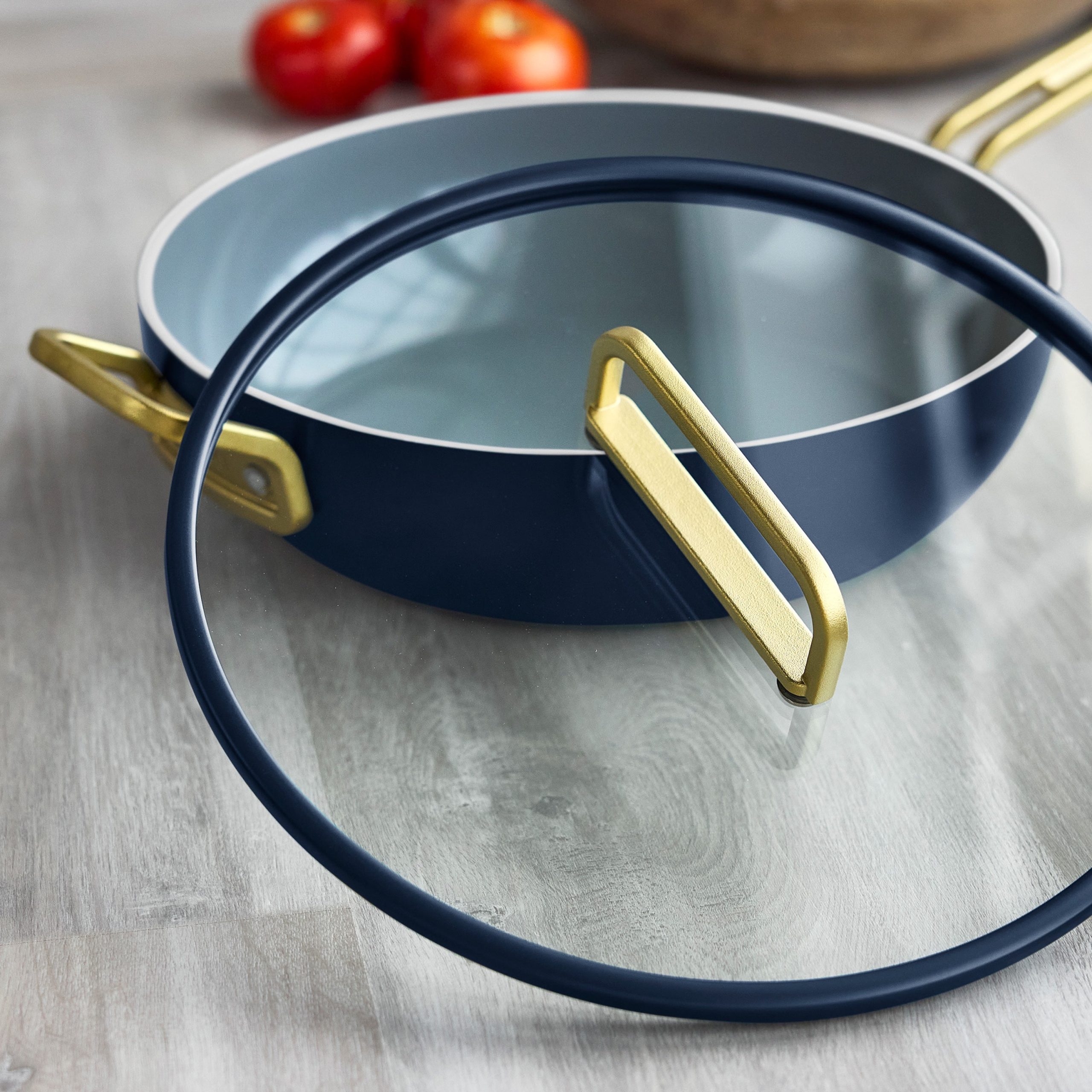 Stanley Tucci™ Ceramic Nonstick 4.5-Quart Stanley Pan Jr. | Marino Blue - Image 6