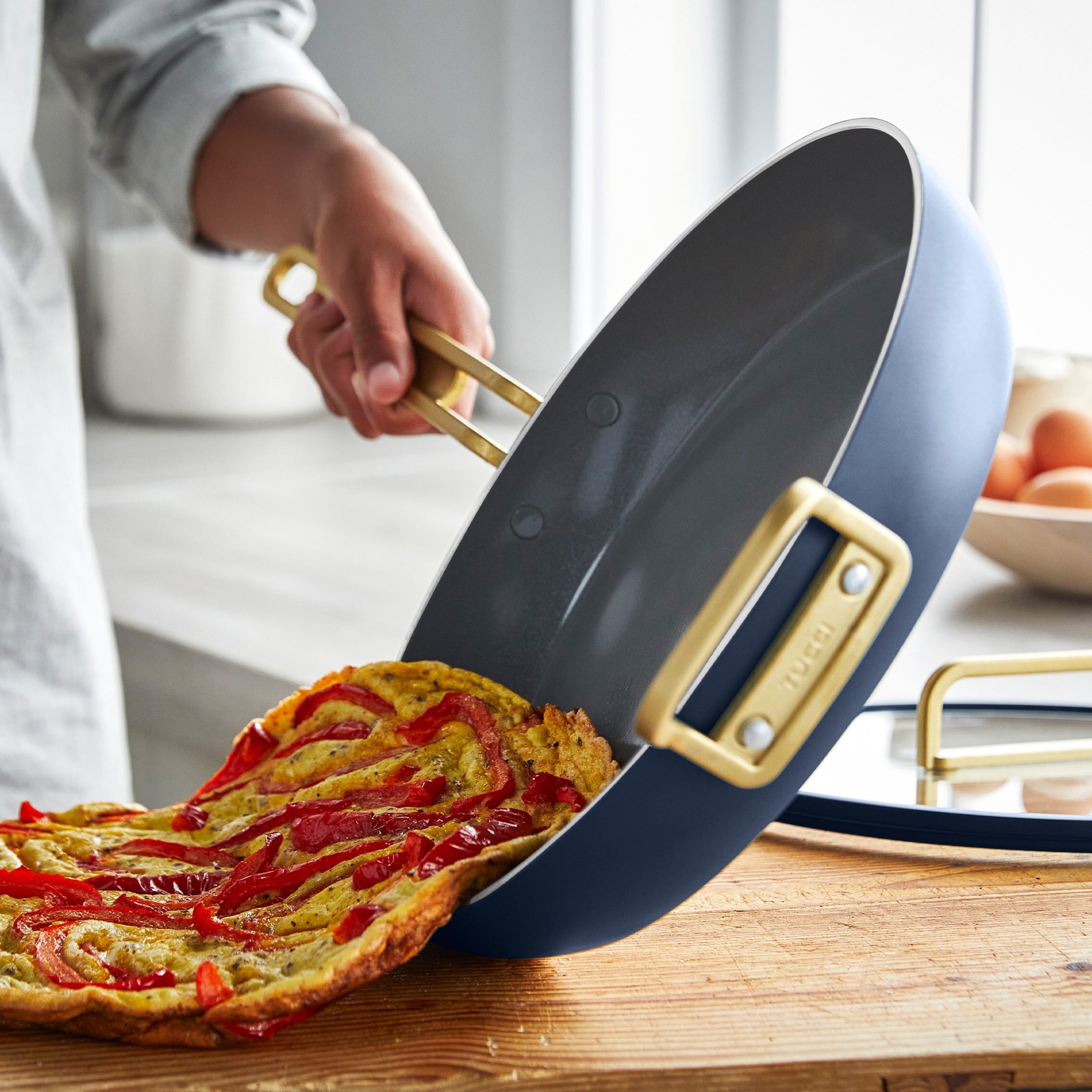 Stanley Tucci™ Ceramic Nonstick 4-Piece Frypan Set | Marino Blue - Image 9