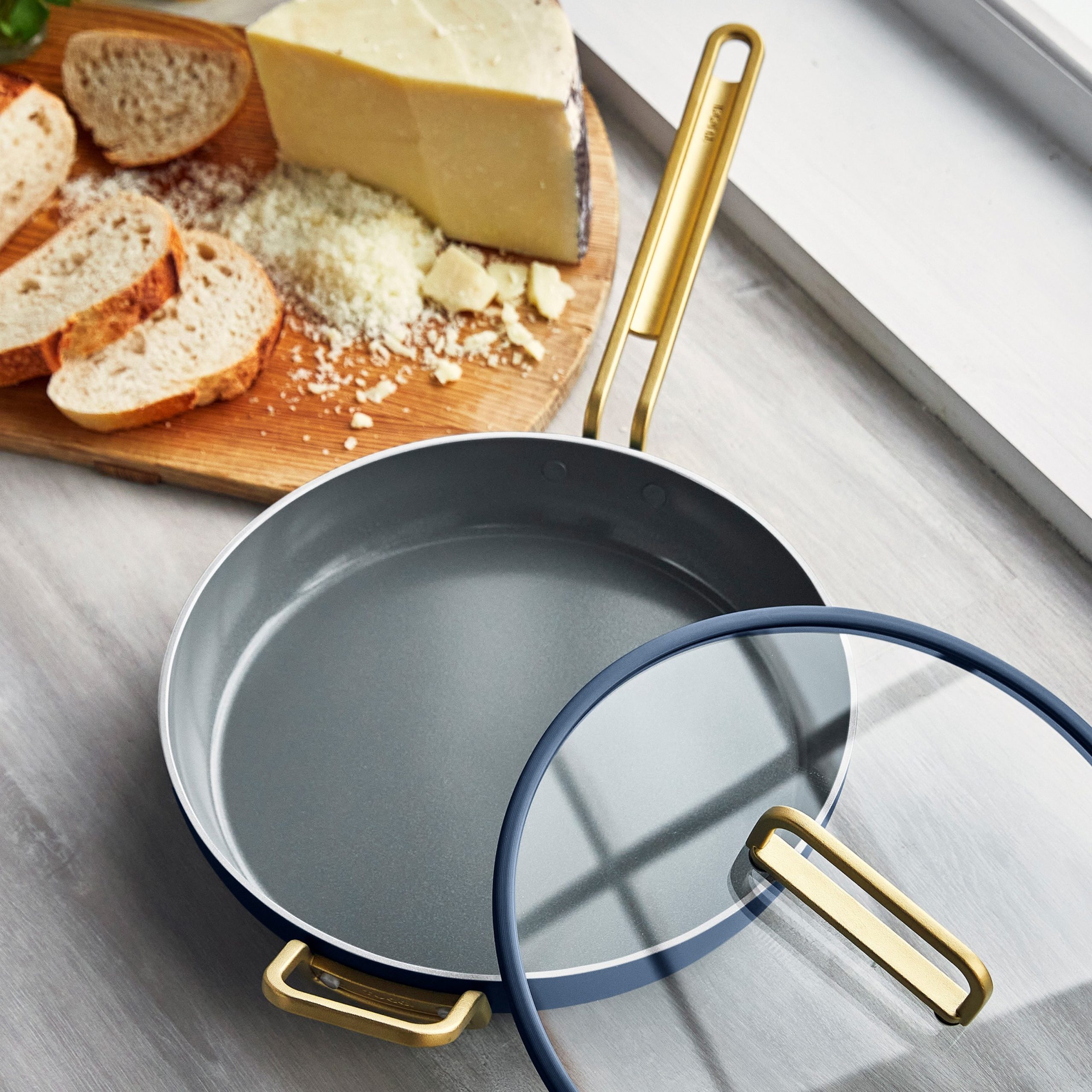 Stanley Tucci™ Ceramic Nonstick 4-Piece Frypan Set | Marino Blue - Image 4
