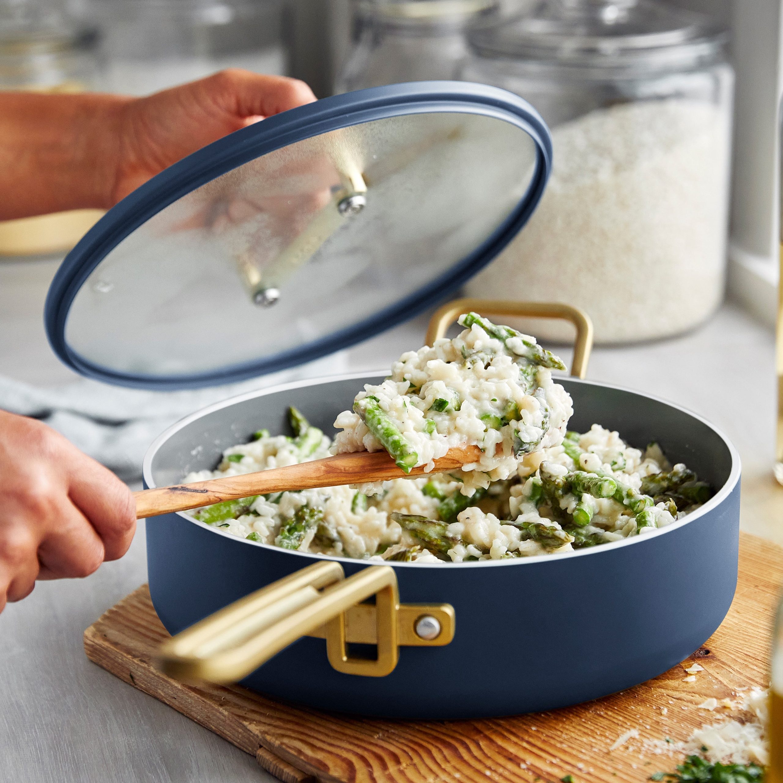 Stanley Tucci™ Ceramic Nonstick 11-Piece Cookware Set | Marino Blue - Image 6