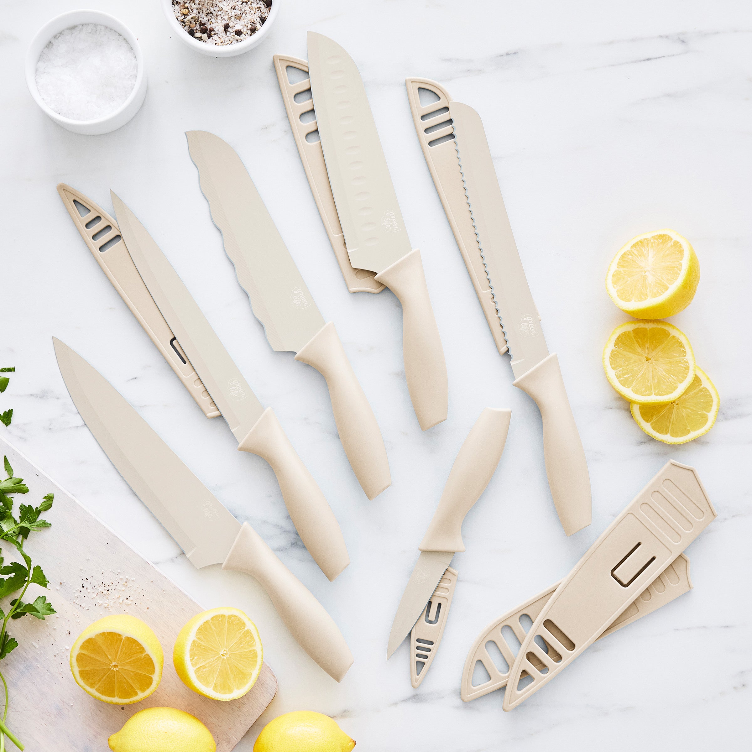 GreenLife 6-Piece Cutlery Set | Taupe - Image 3