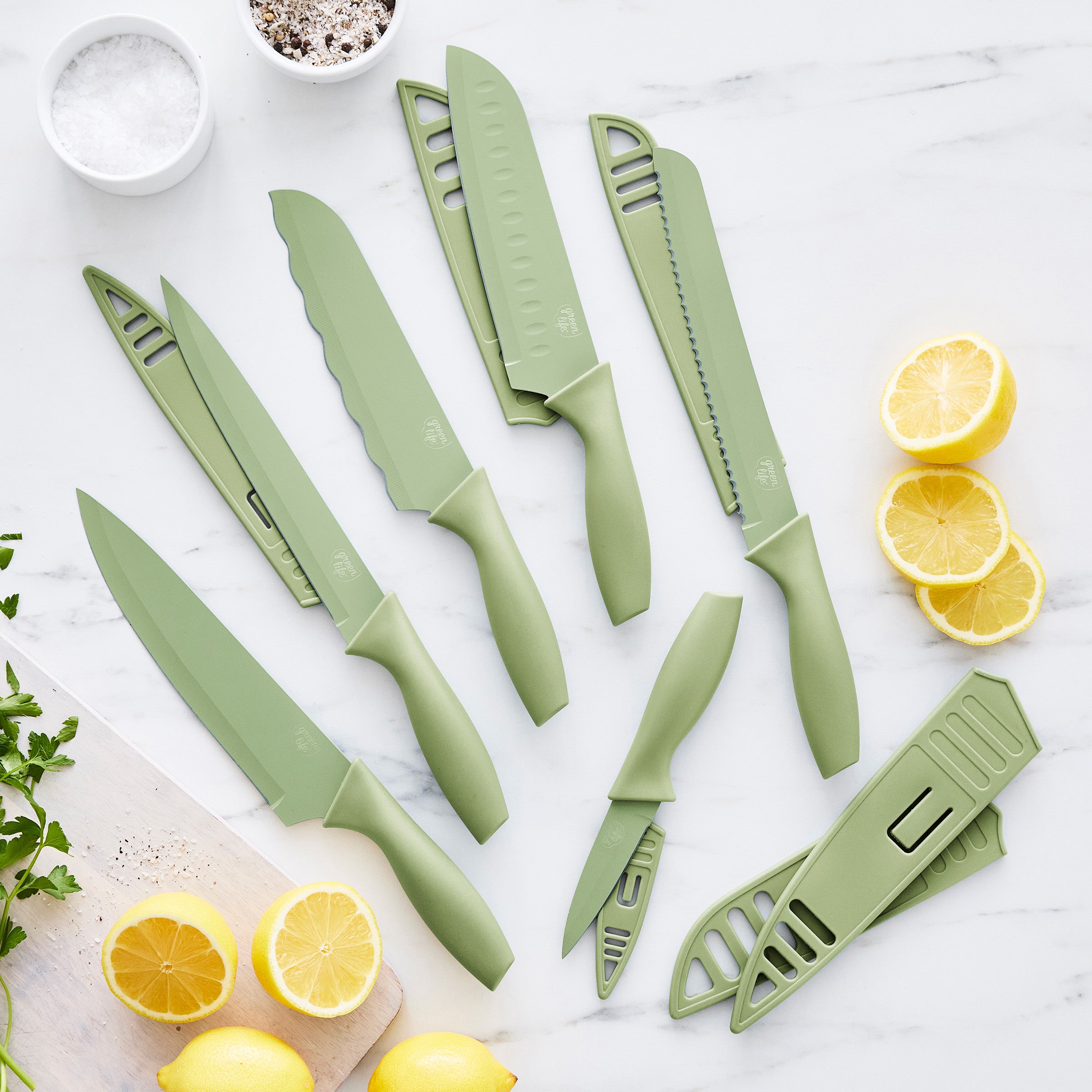 GreenLife 6-Piece Cutlery Set | Sage Green - Image 3