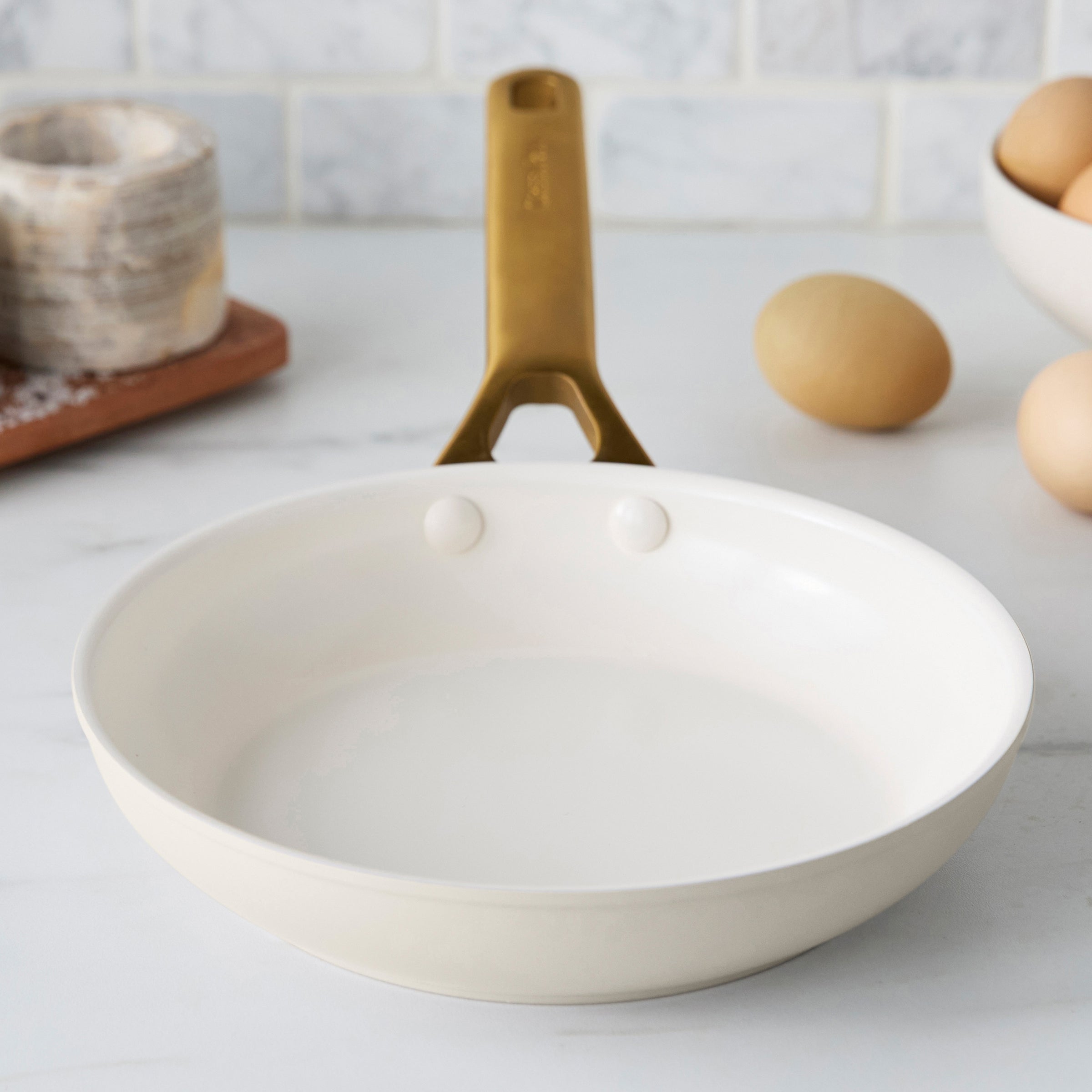 Reserve Pro Ceramic Nonstick 8 Frypan | Cream - Image 8