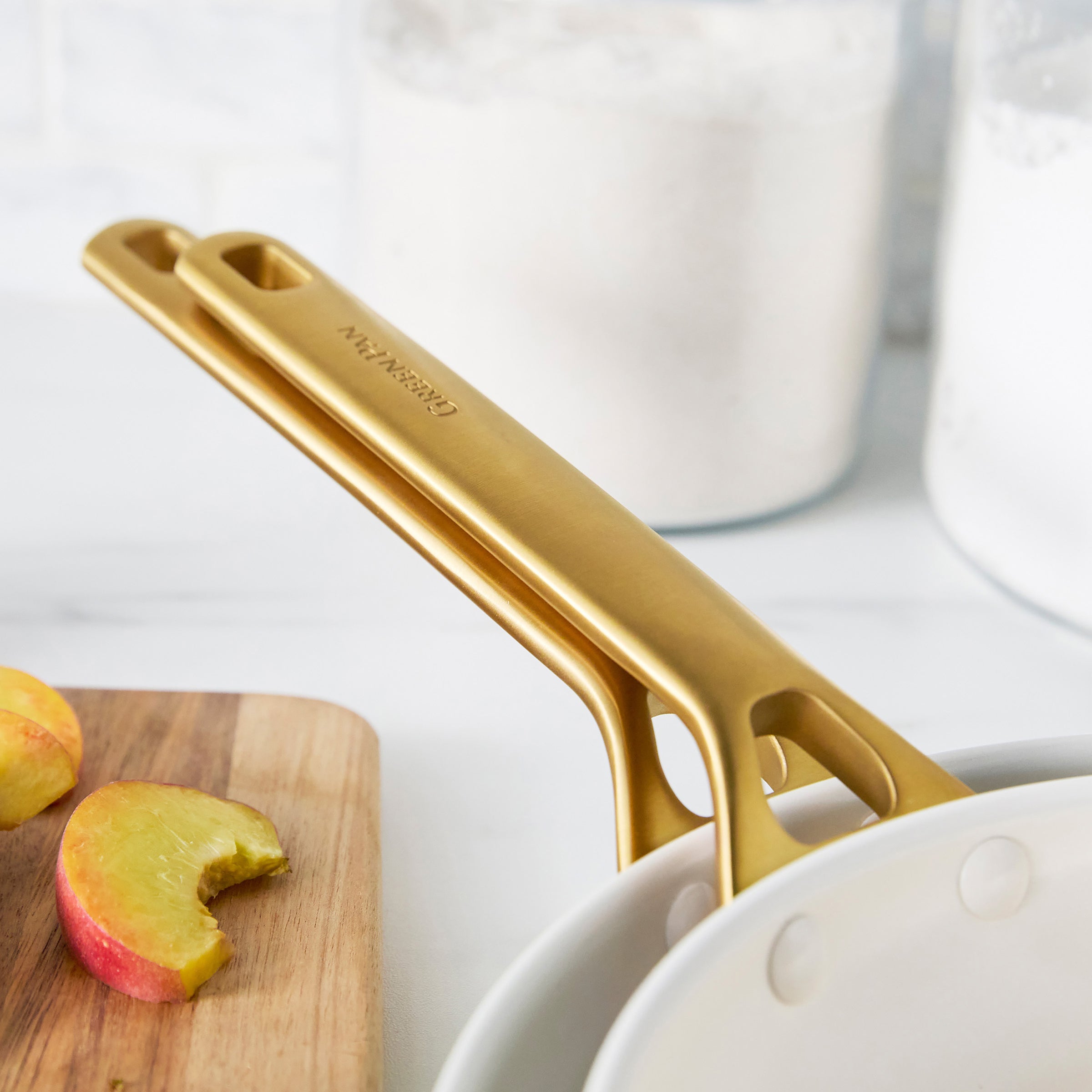 Reserve Pro Ceramic Nonstick 10 and 12 Frypan Set | Cream - Image 8