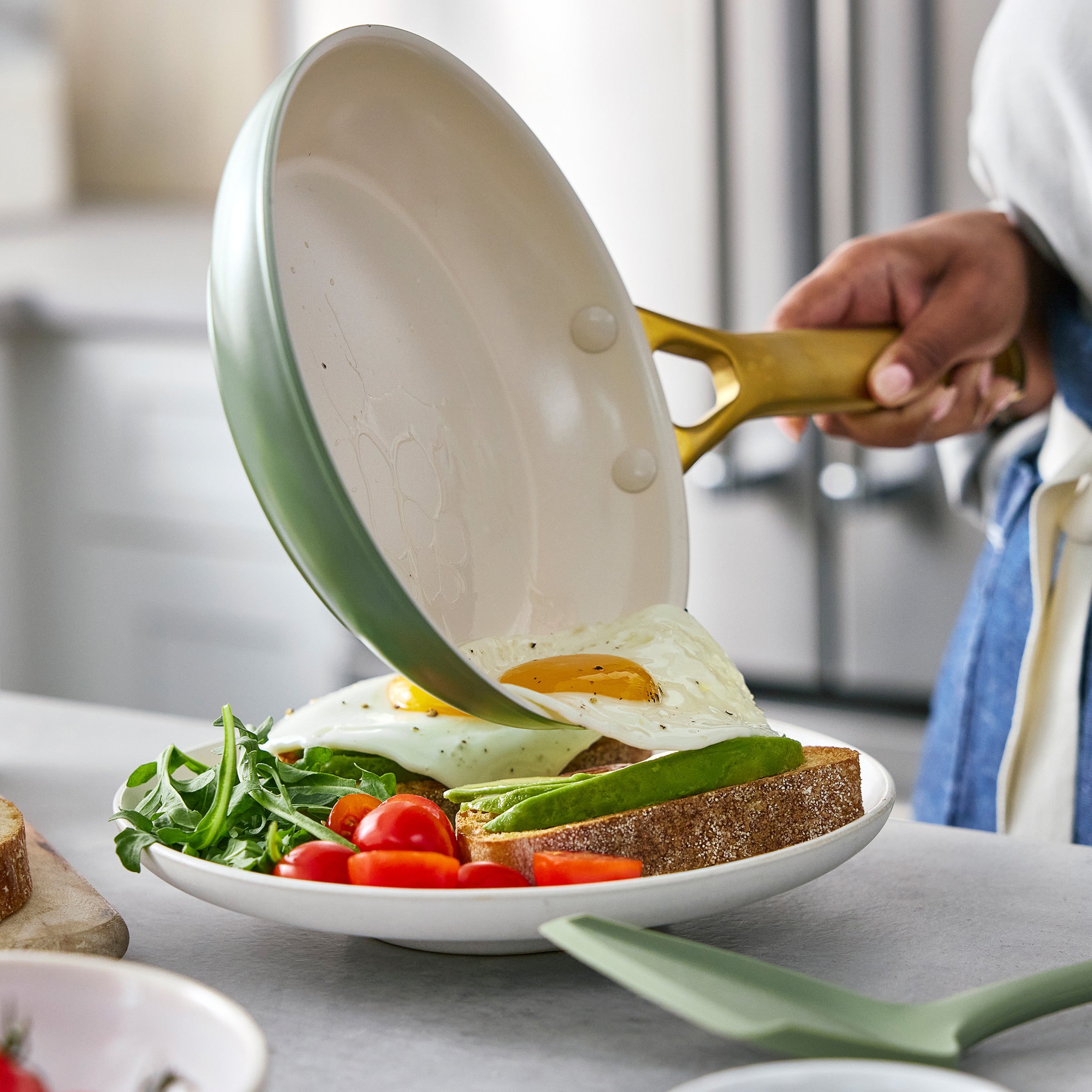 Reserve Pro Ceramic Nonstick 8 Frypan | Sage - Image 3