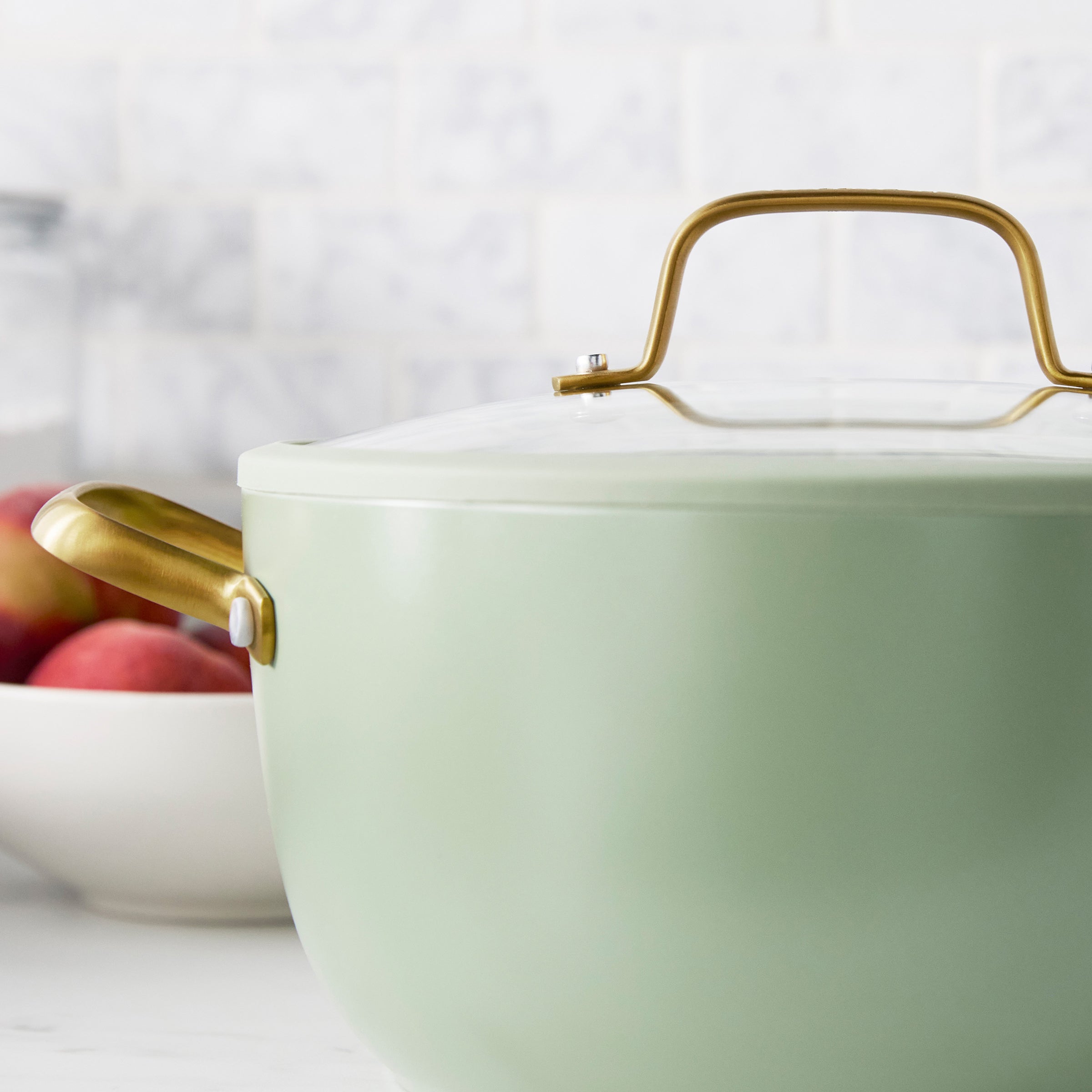 Reserve Pro Ceramic Nonstick 10-Piece Cookware Set | Sage - Image 11