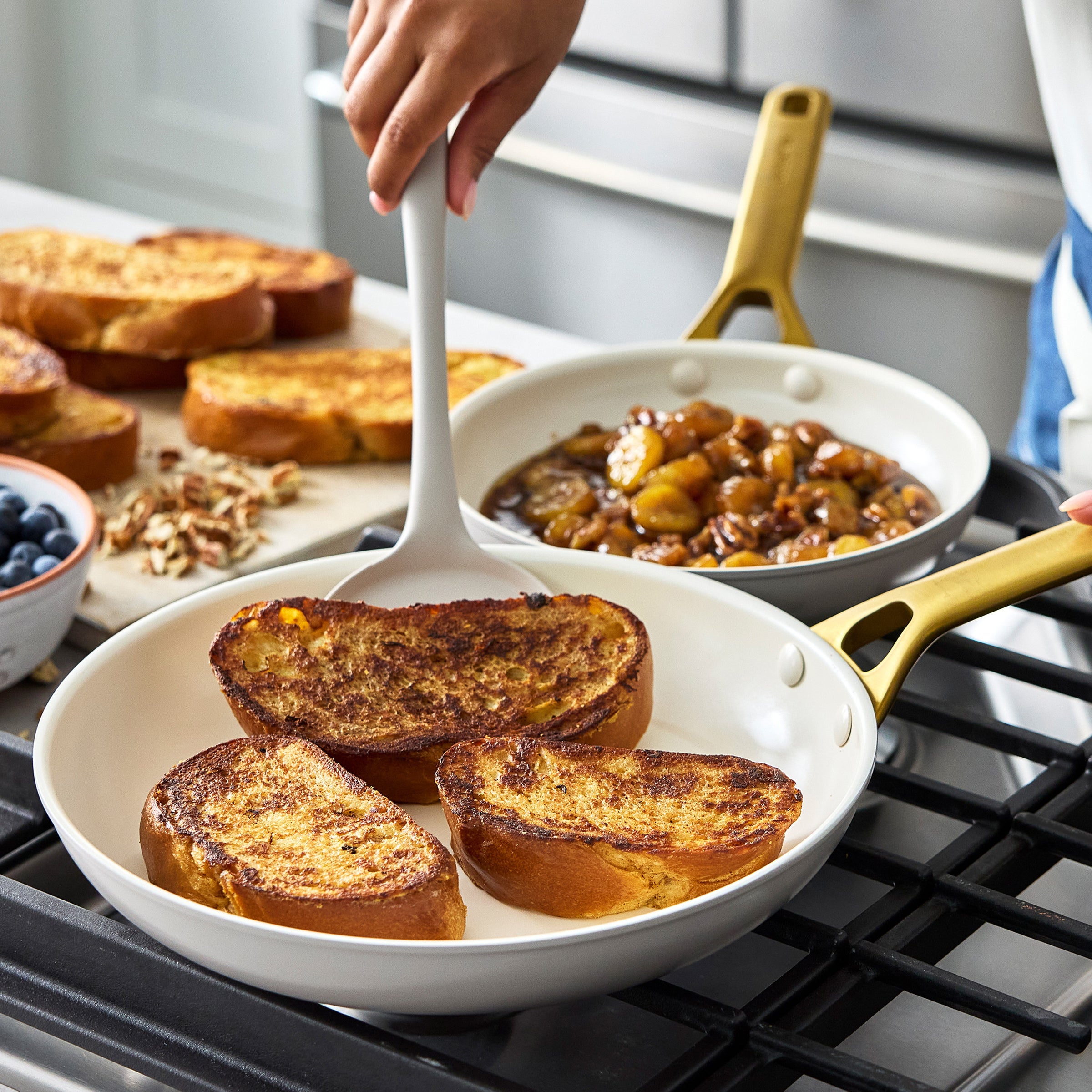 Reserve Pro Ceramic Nonstick 11-Piece Cookware Set | Oyster - Image 6