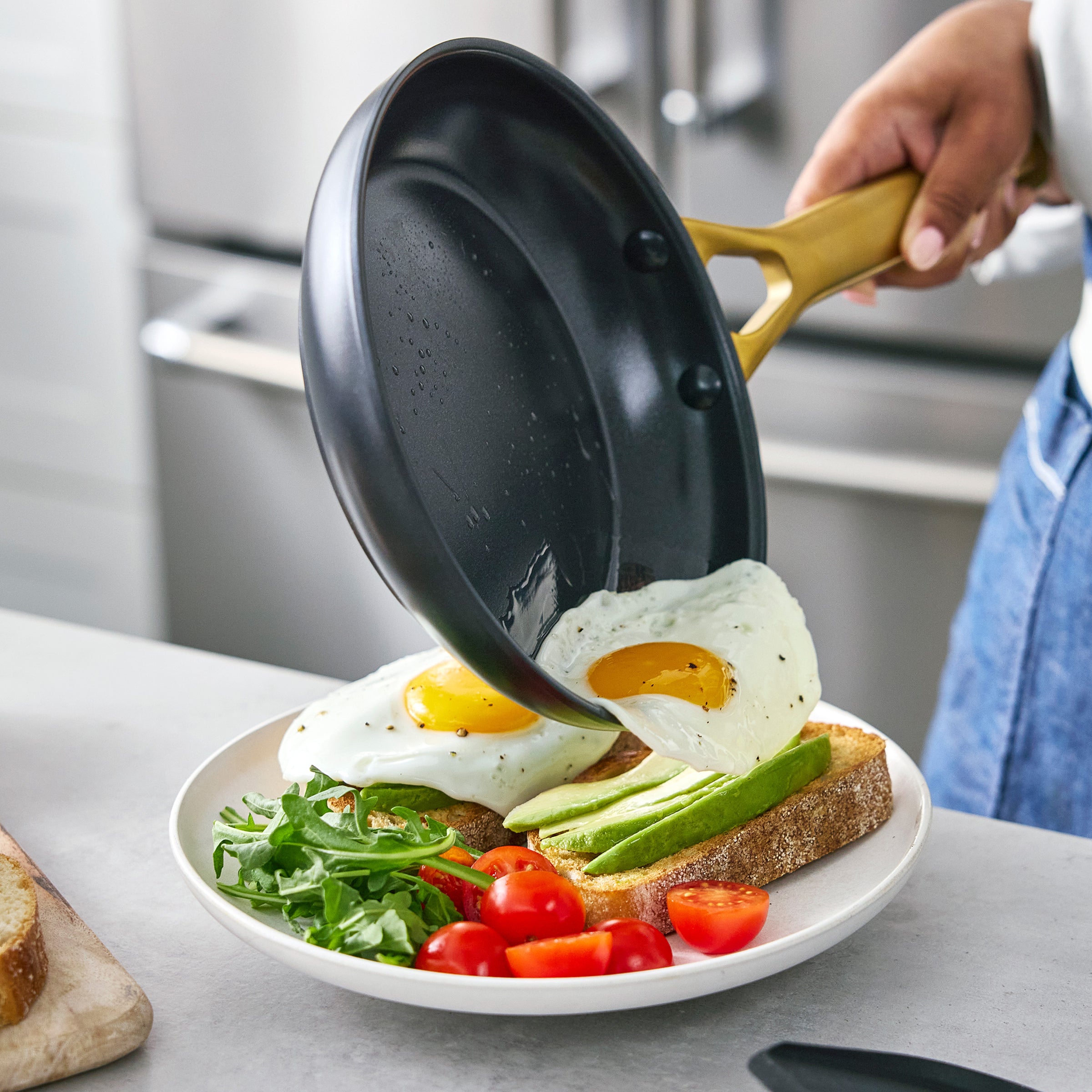 Reserve Pro Ceramic Nonstick 8 Frypan | Black - Image 3
