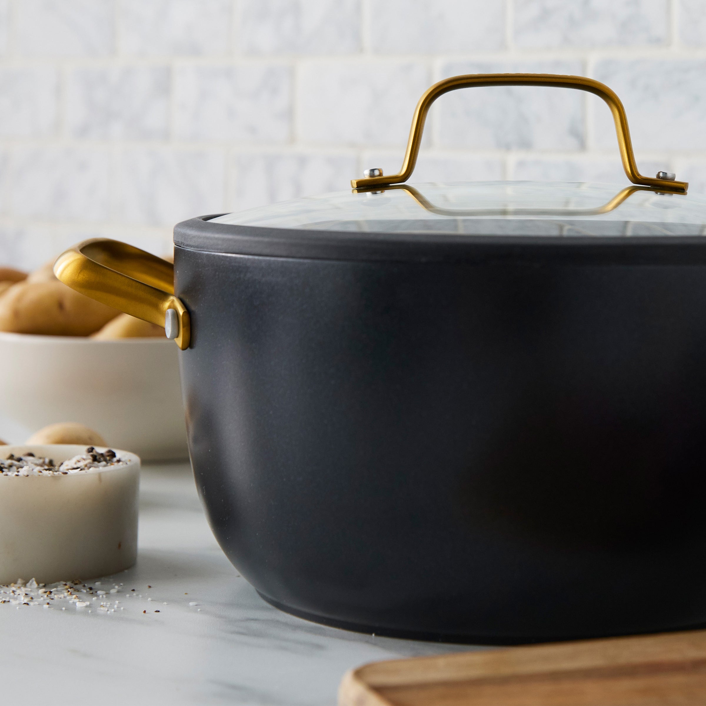 Reserve Pro Ceramic Nonstick 10-Piece Cookware Set | Black - Image 11