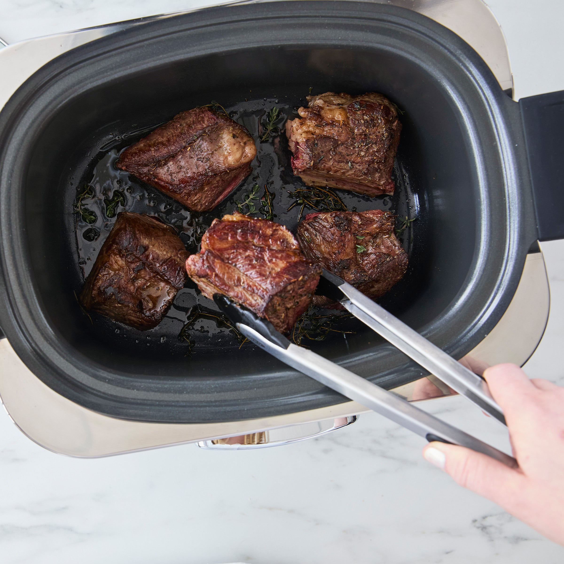 Elite 14-in-1 6-Quart Slow Cooker | Premiere Stainless Steel - Image 6