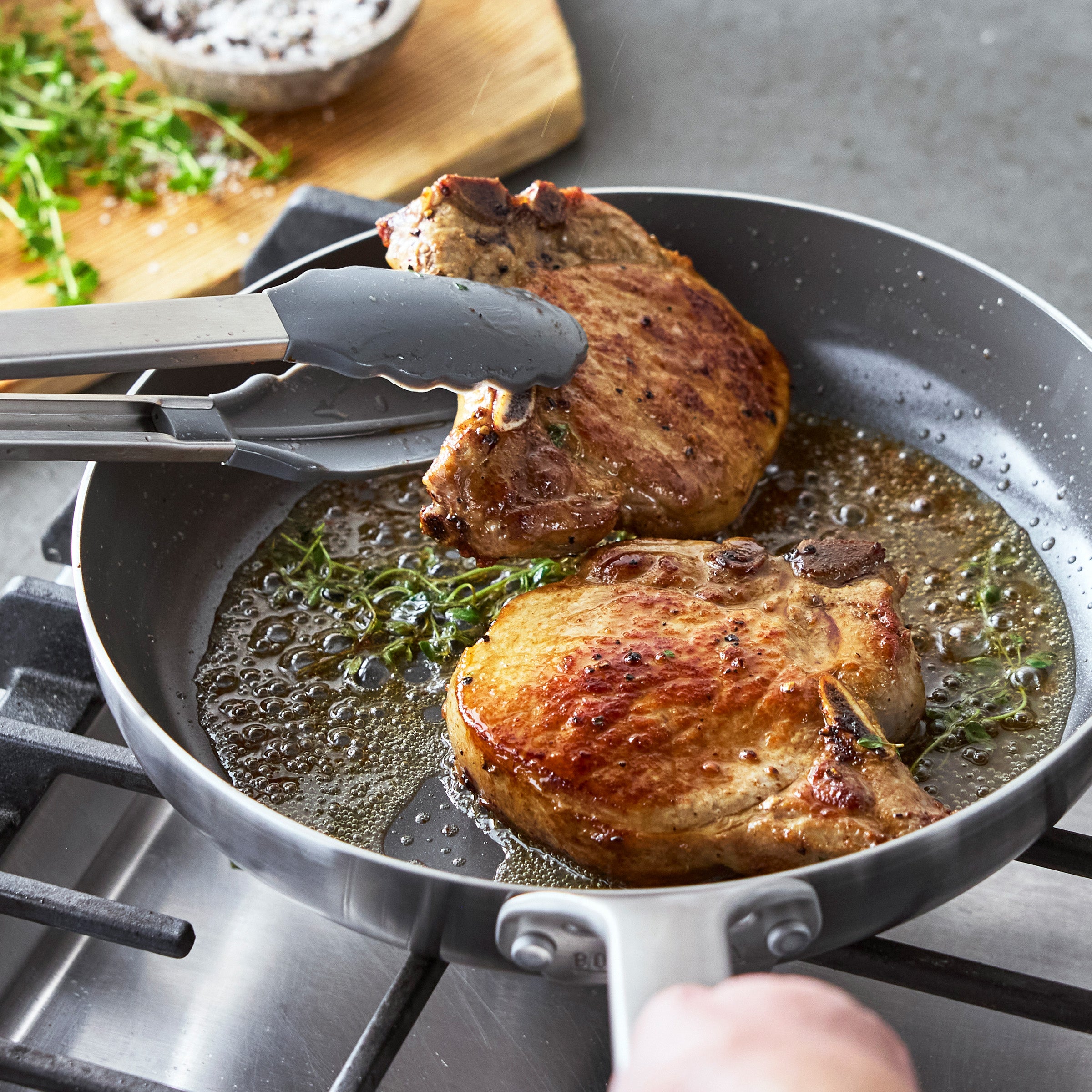 Bobby Flay by GreenPan Chef Series Hard Anodized 10-Piece Cookware Set - Image 6