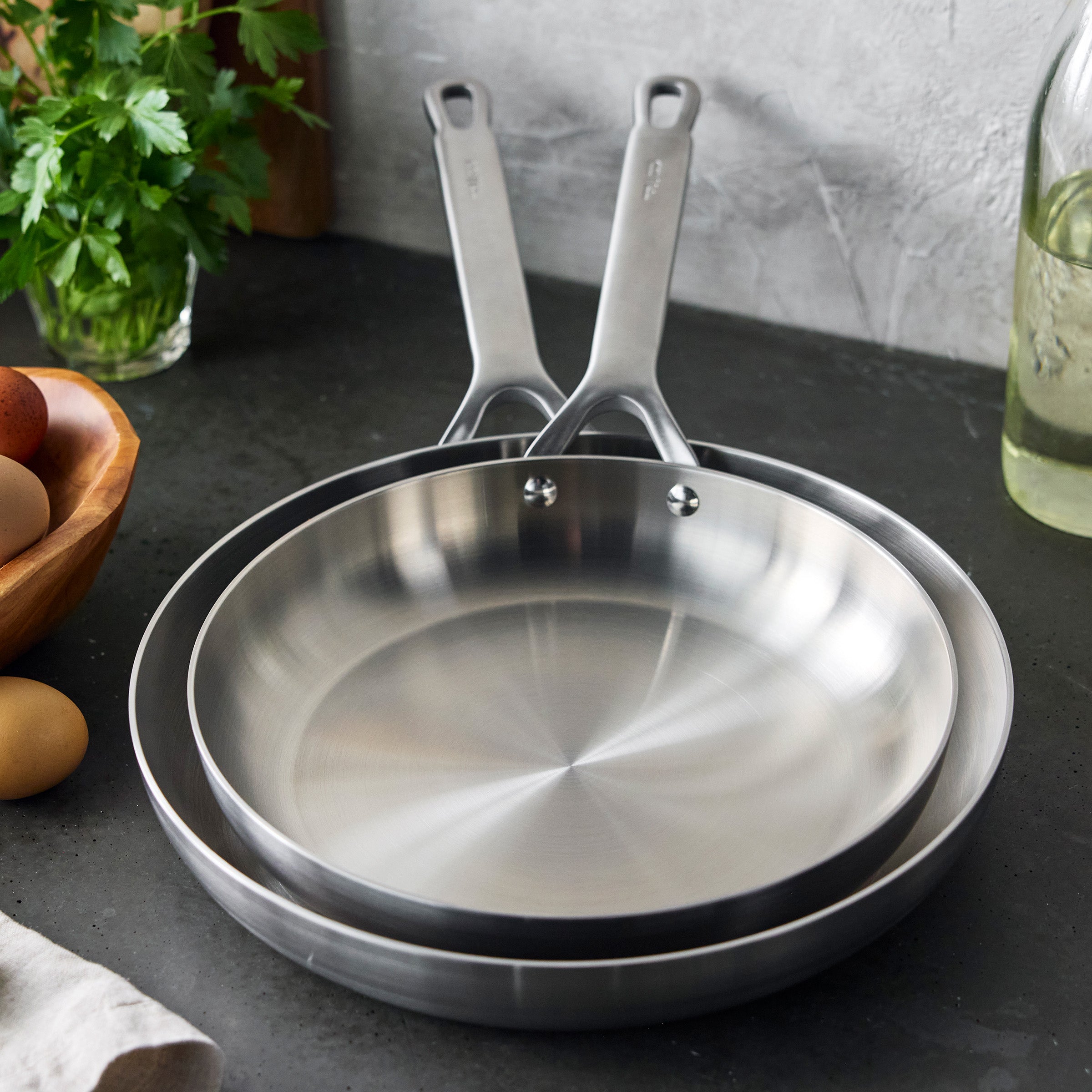 Bobby Flay by GreenPan Chef Series Uncoated Stainless Steel 10-Piece Cookware Set - Image 10