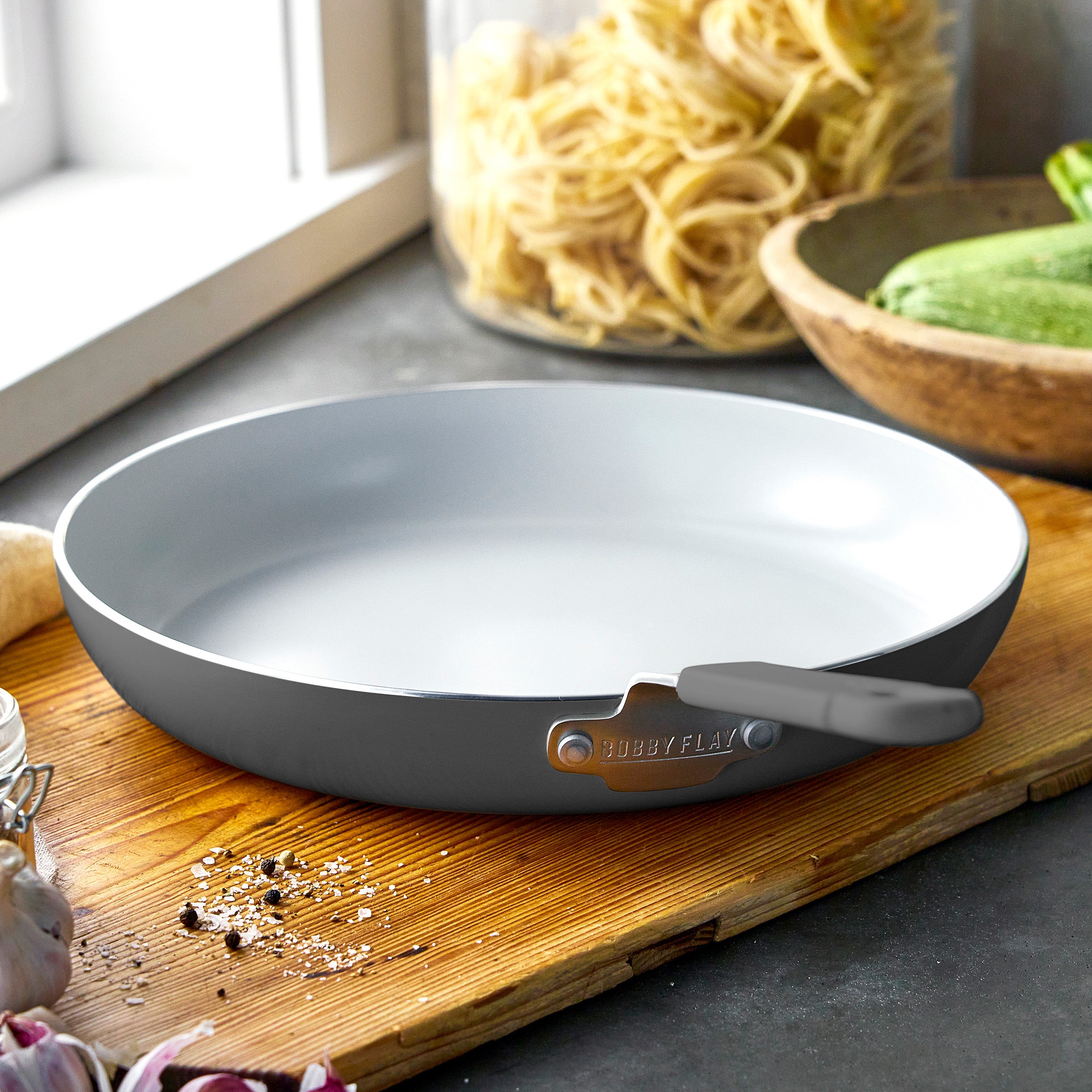 Bobby Flay by GreenPan Professional Ceramic Nonstick 12 Frypan | Graphite - Image 5