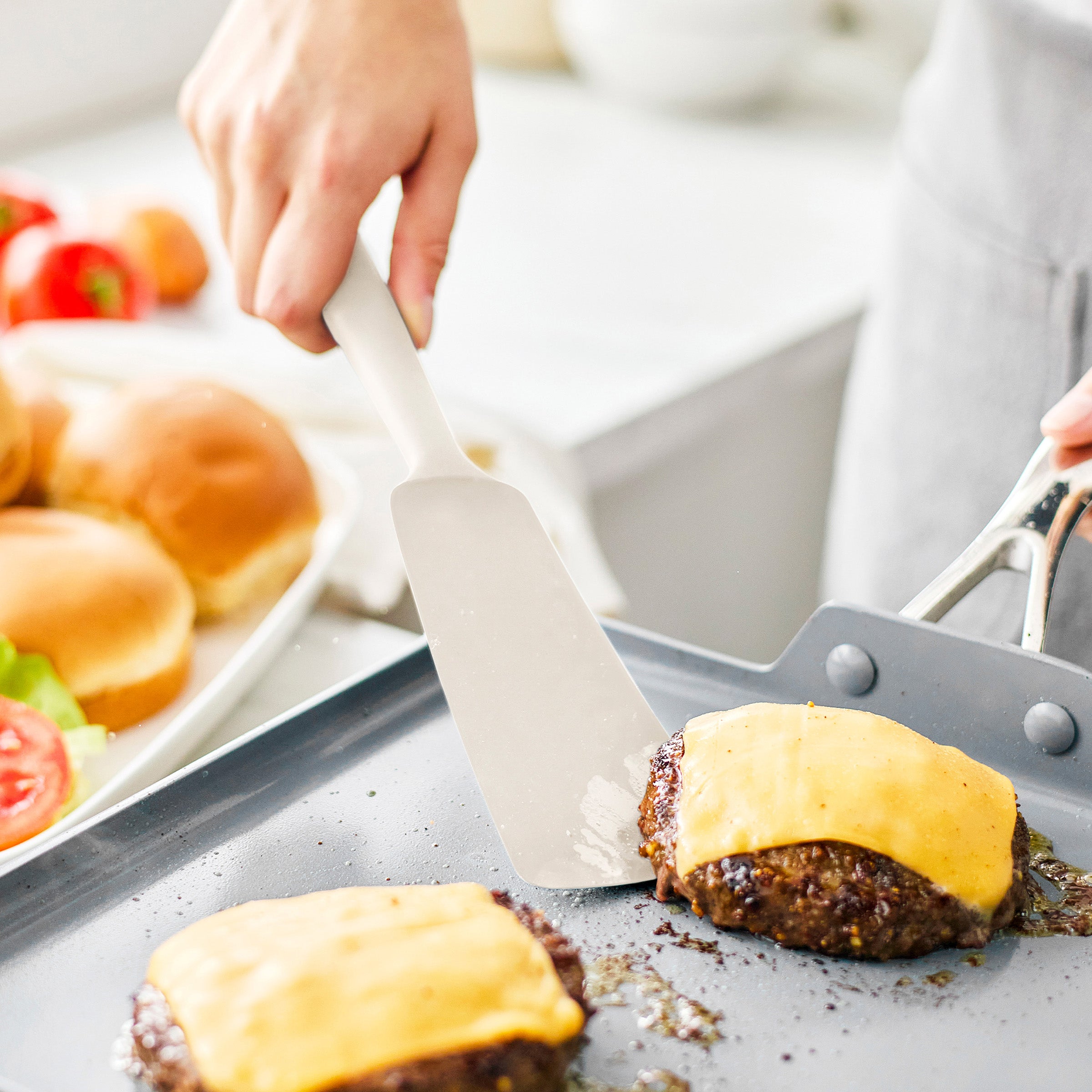 Premiere Silicone 8-Piece Utensil and Crock Set | Bisque - Image 3