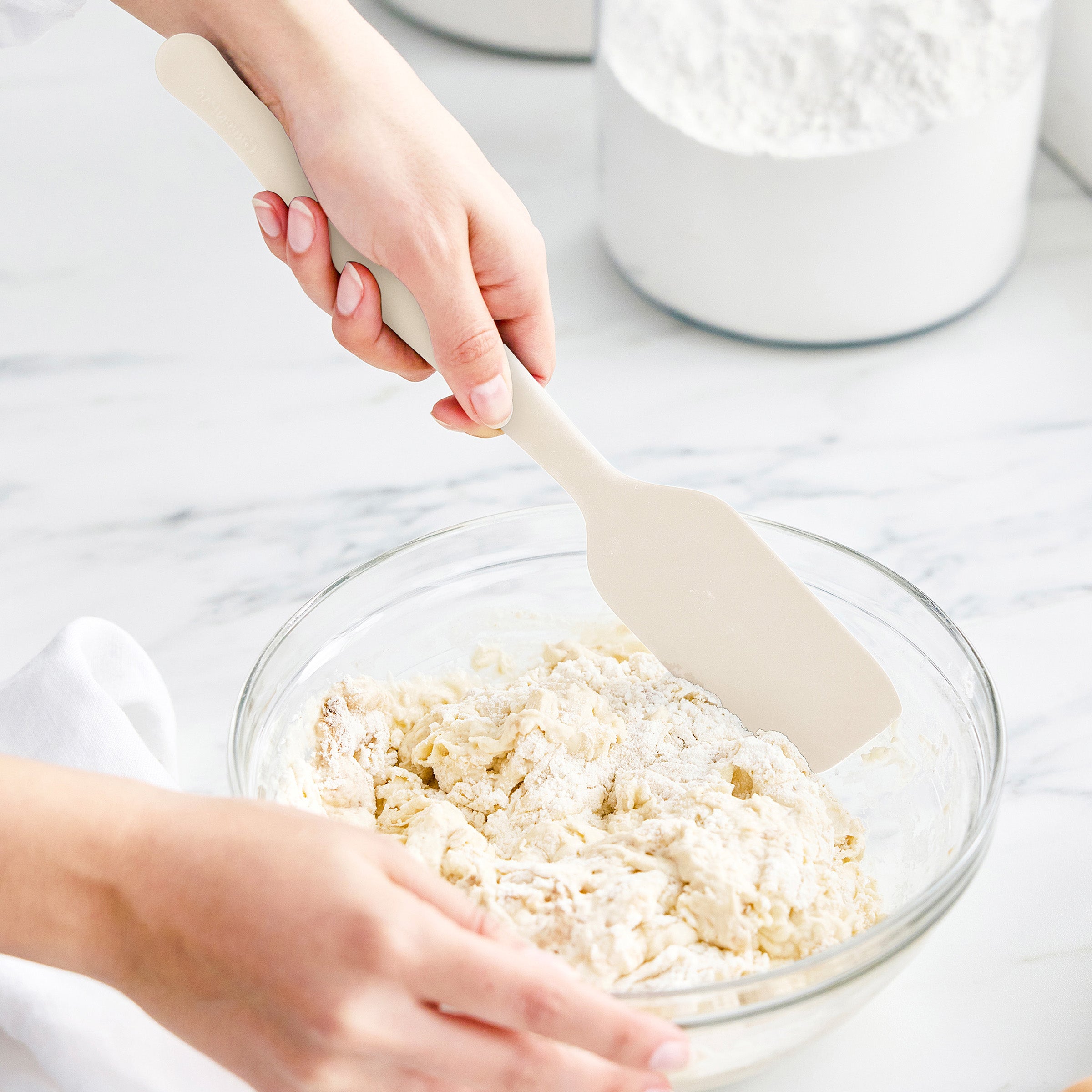 Premiere Silicone 8-Piece Utensil and Crock Set | Bisque - Image 7