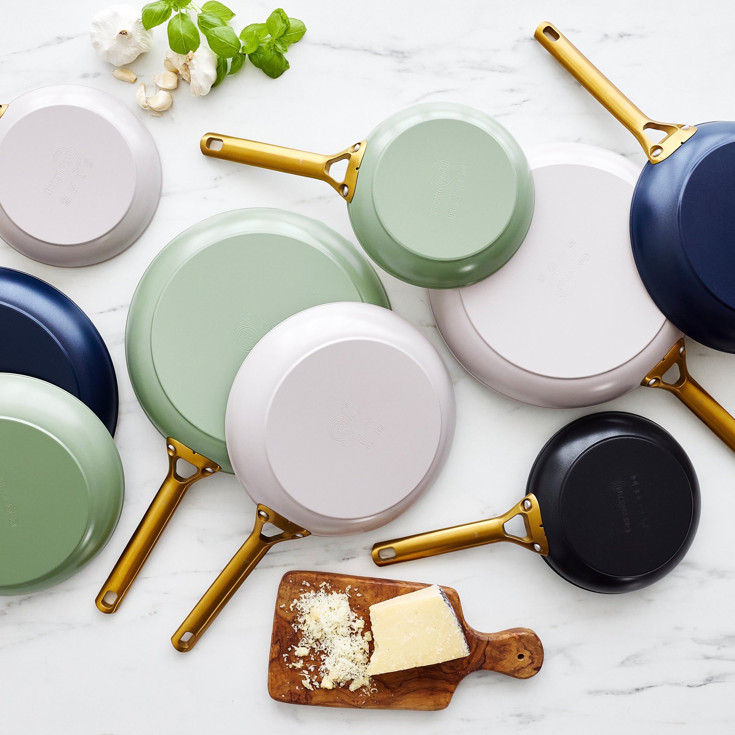 Reserve Pro Ceramic Nonstick 8. 10 and 12 Frypan Set | Moss - Image 11