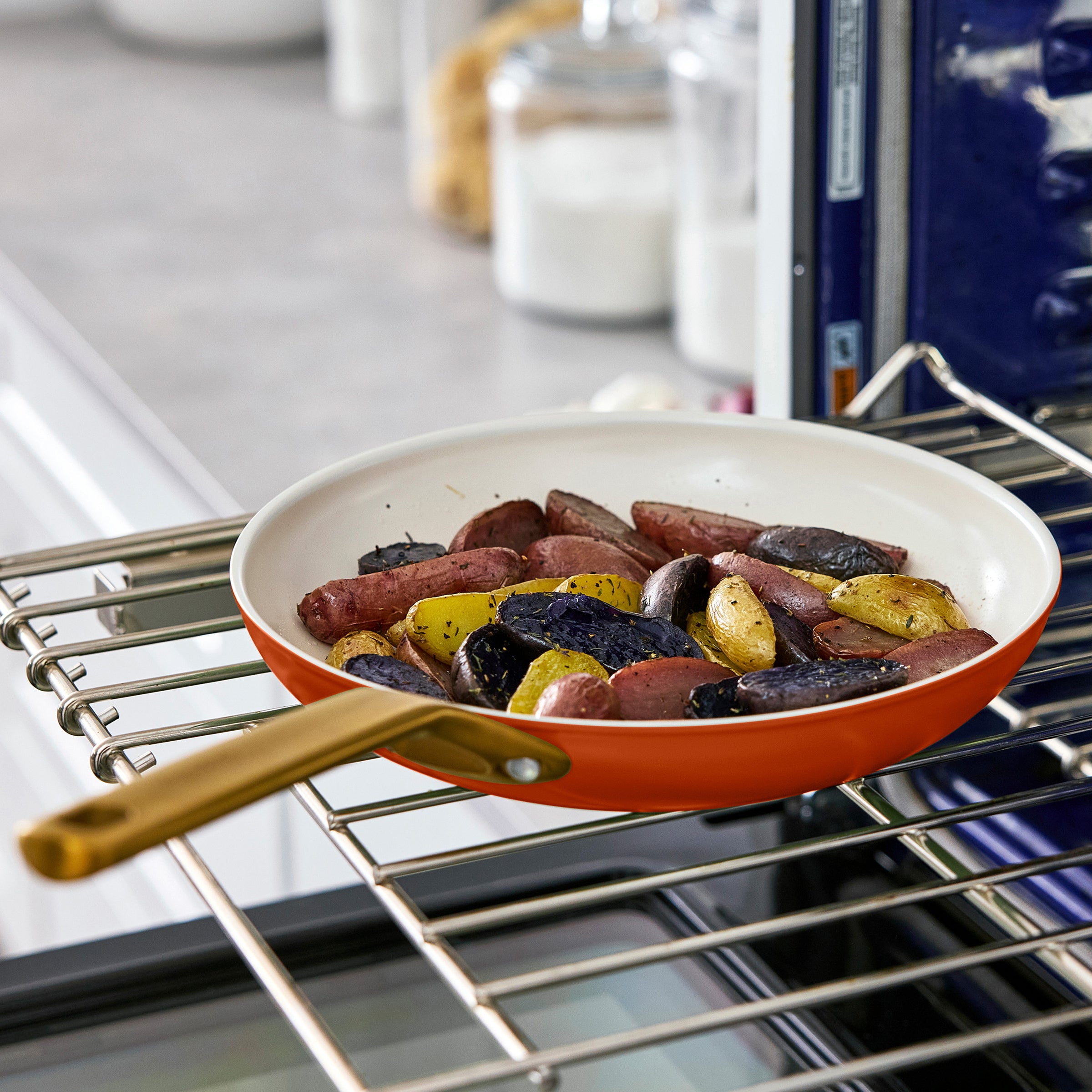 Reserve Pro Ceramic Nonstick 10 and 12 Frypan Set | Harvest - Image 5