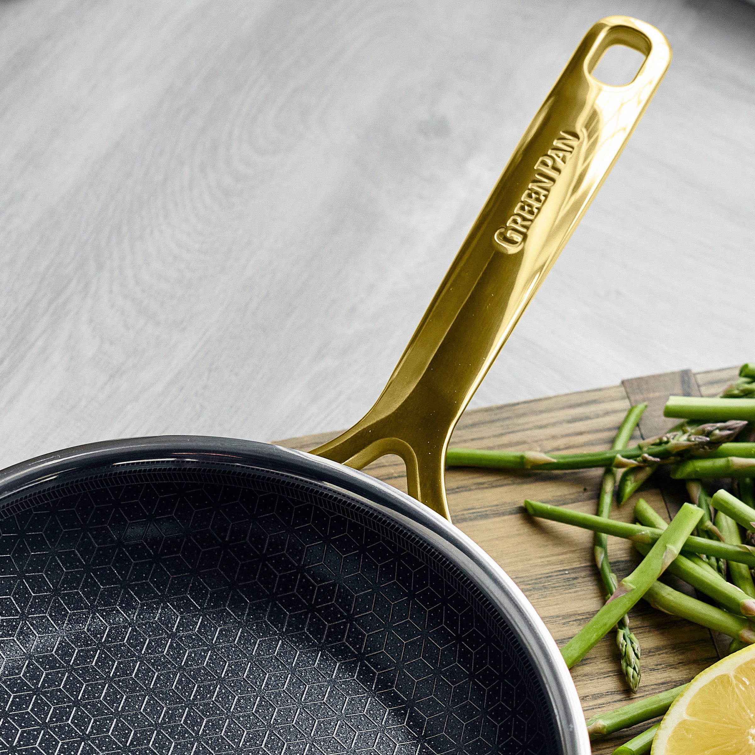 Spectra Gold Thermobond Hybrid Ceramic Nonstick 10 and 12 Frypan Set - Image 10