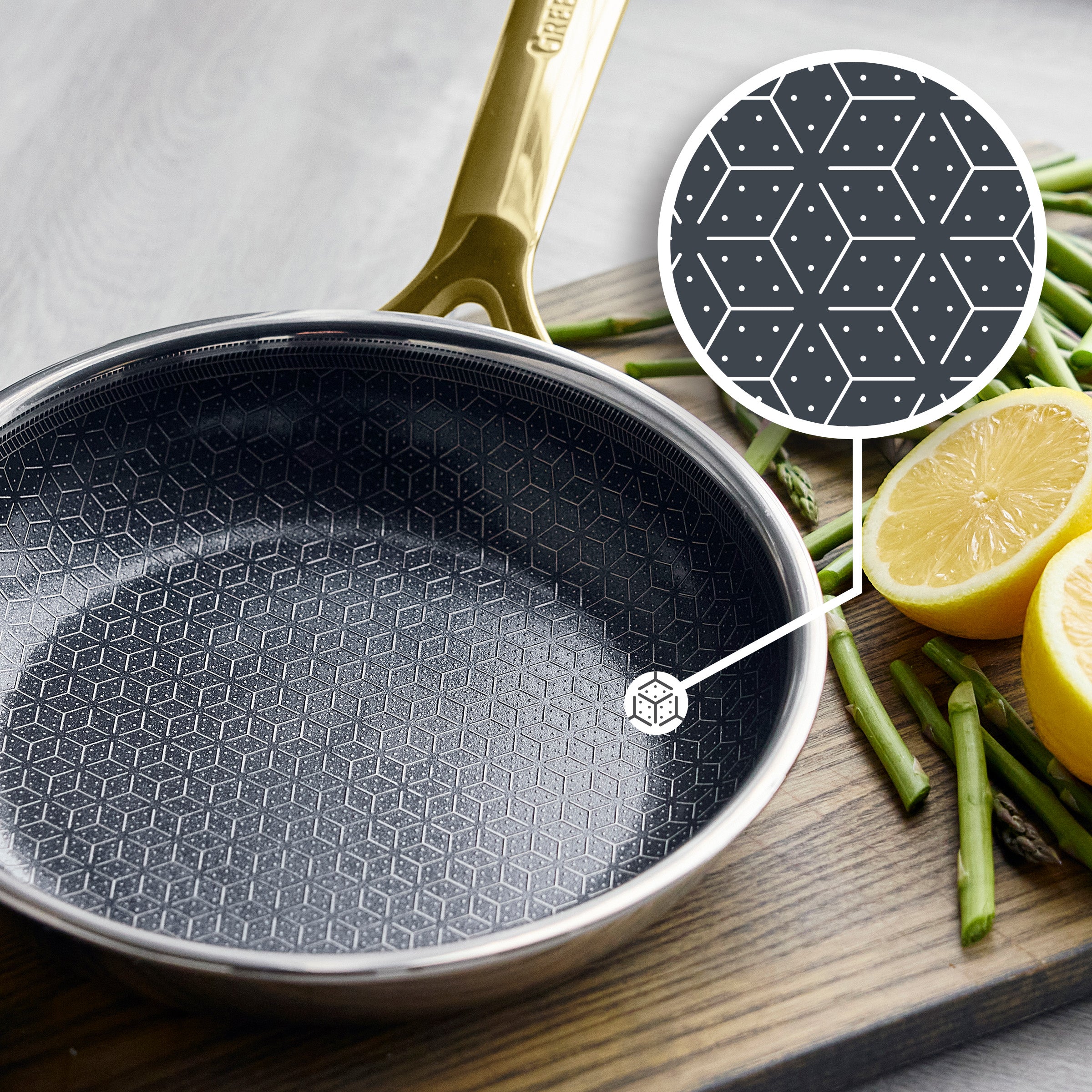 Spectra Gold Thermobond Hybrid Ceramic Nonstick 10-Piece Cookware Set - Image 5