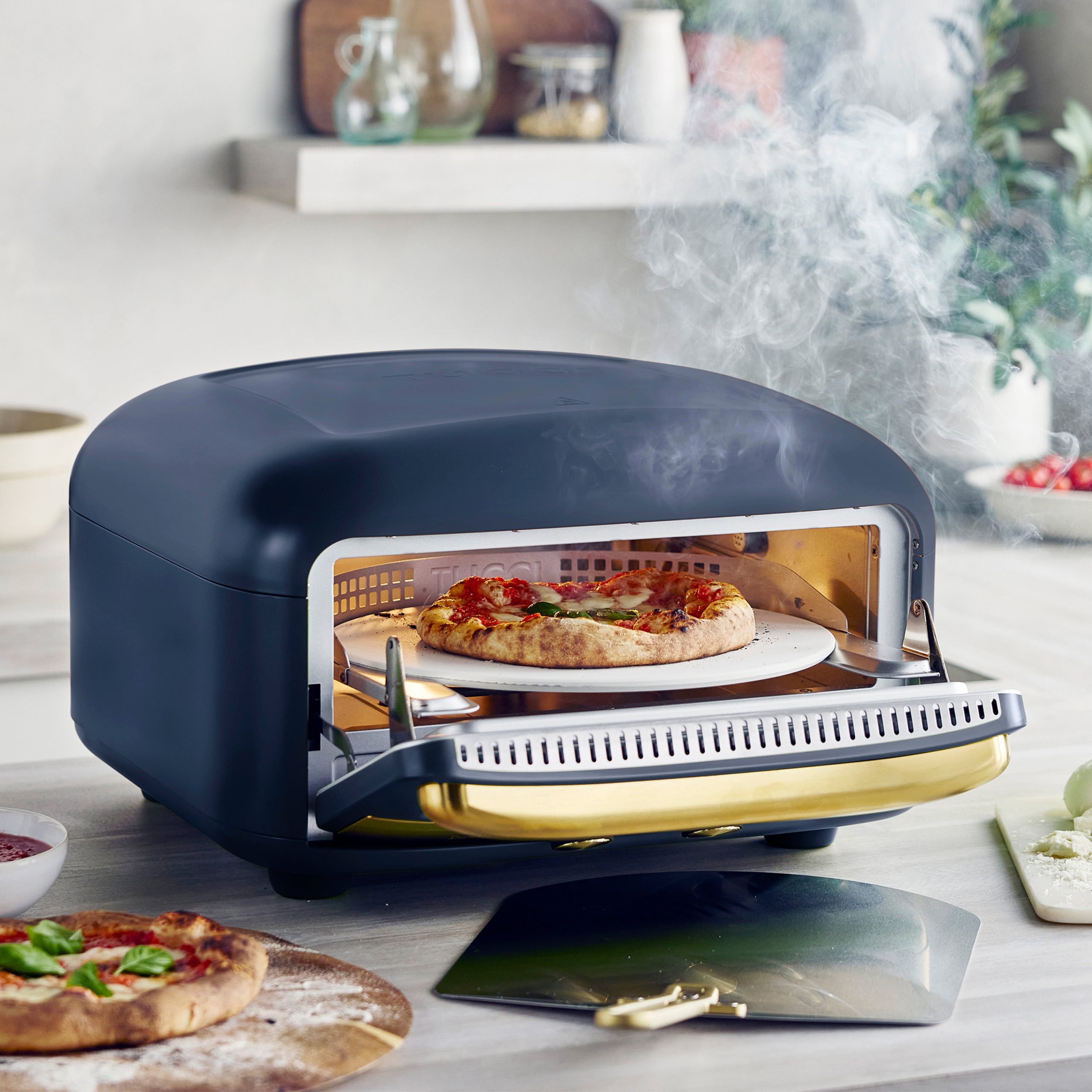Stanley Tucci™ Indoor and Outdoor Pizza Oven | Marino Blue - Image 7