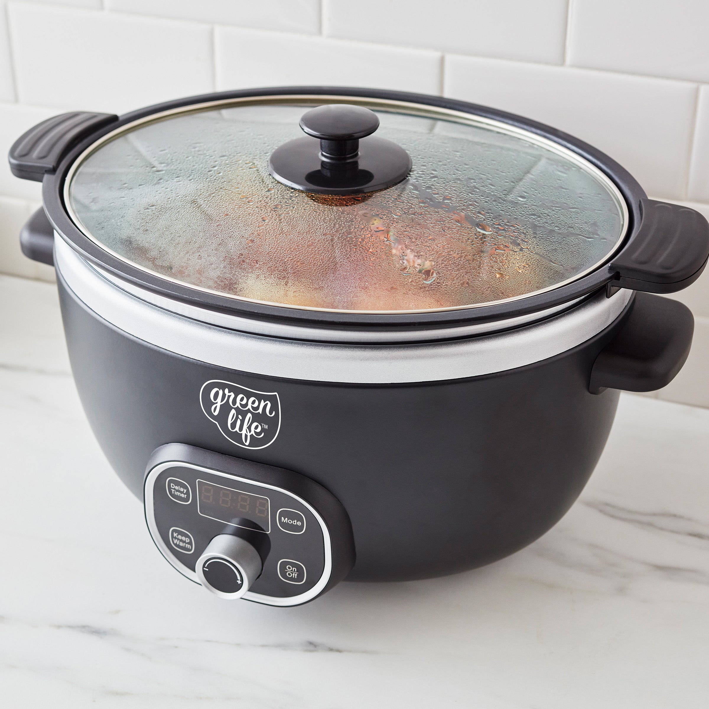 GreenLife Healthy 8-Quart Slow Cooker | Black - Image 2