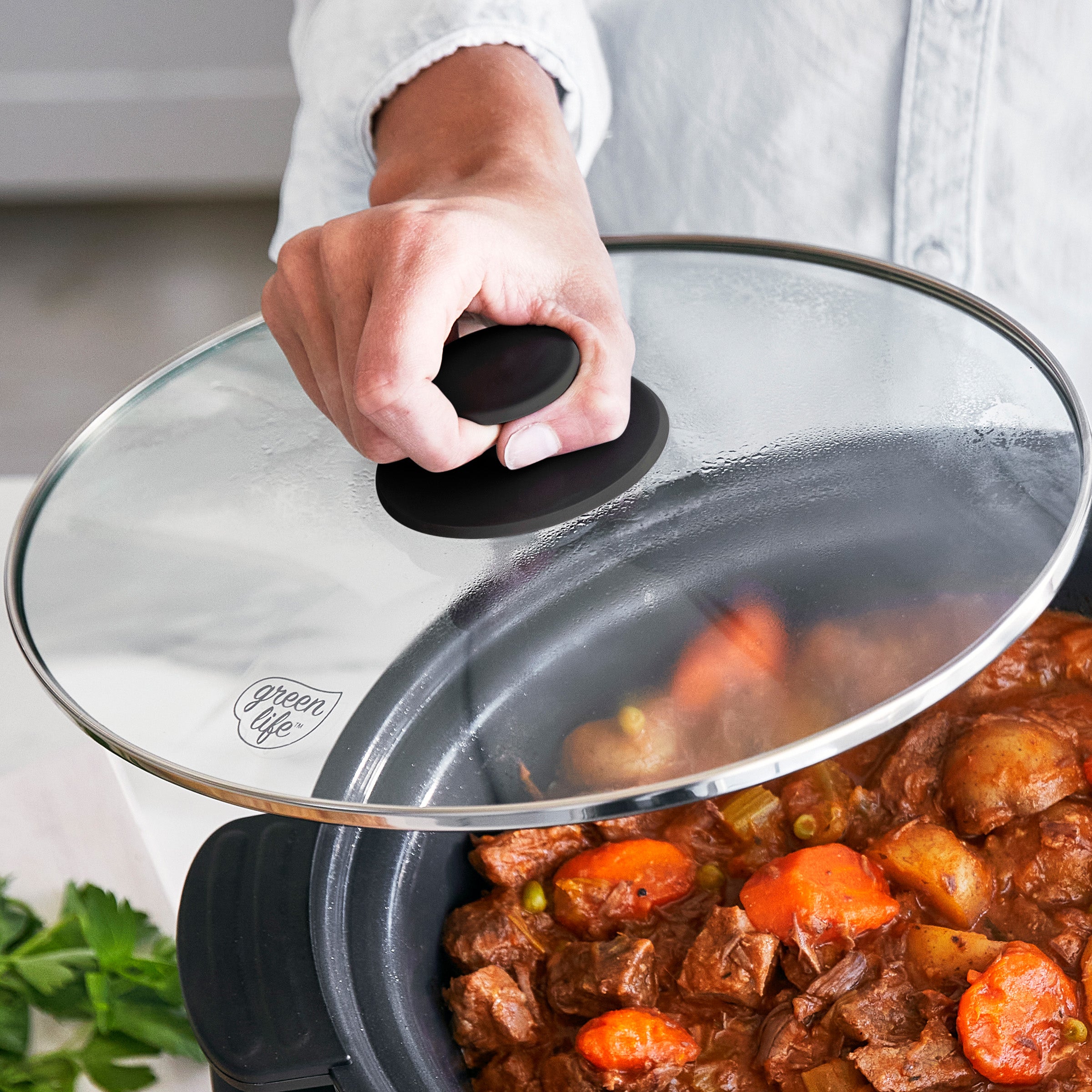 GreenLife Healthy 8-Quart Slow Cooker | Black - Image 6