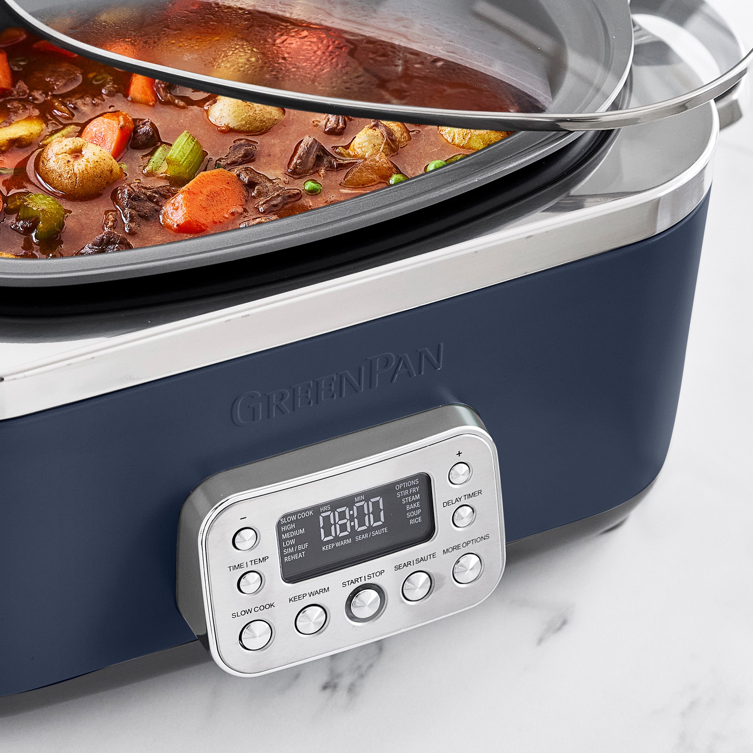 Elite 14-in-1 6-Quart Slow Cooker | Oxford Blue - Image 7