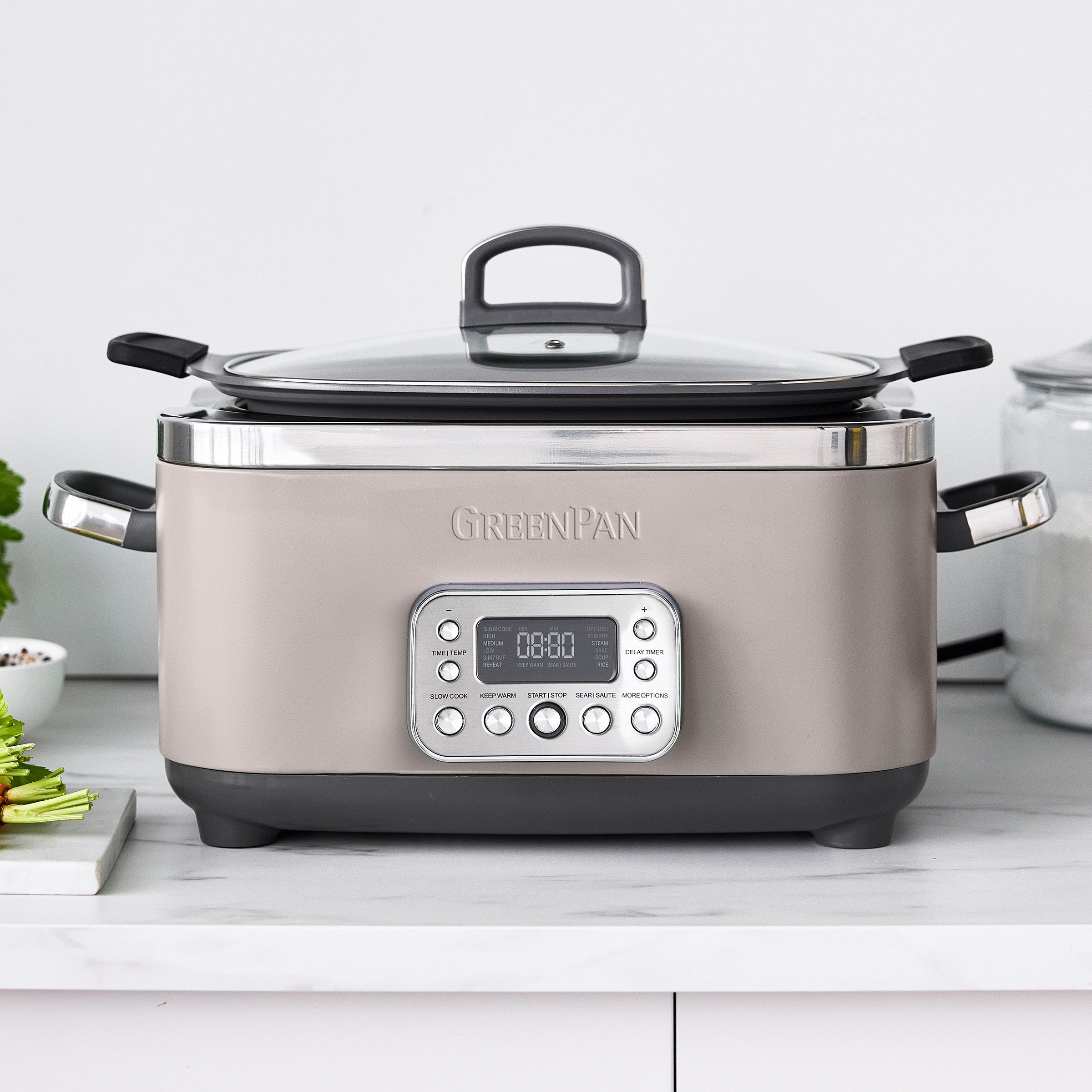 Elite 14-in-1 6-Quart Slow Cooker | Clay - Image 2