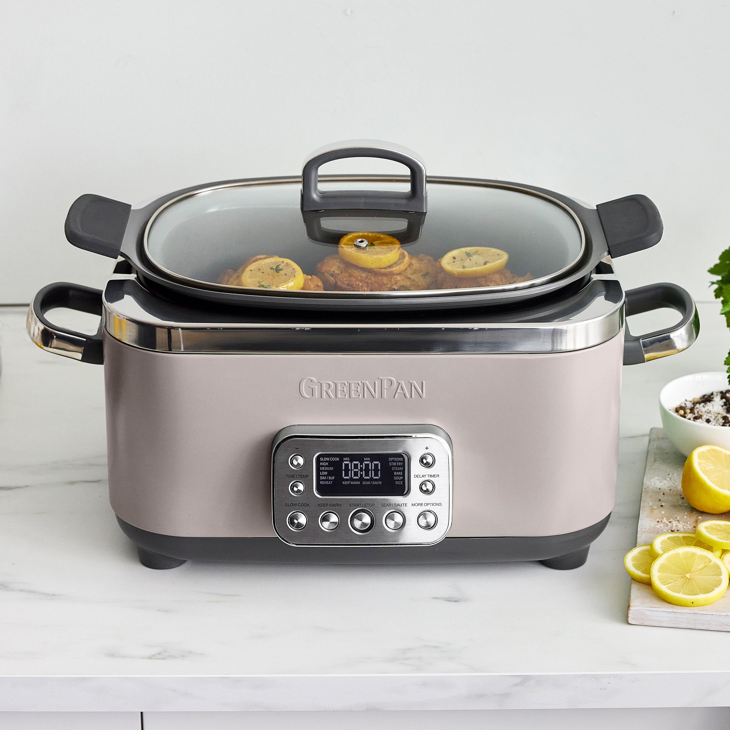 Elite 14-in-1 6-Quart Slow Cooker | Clay - Image 8