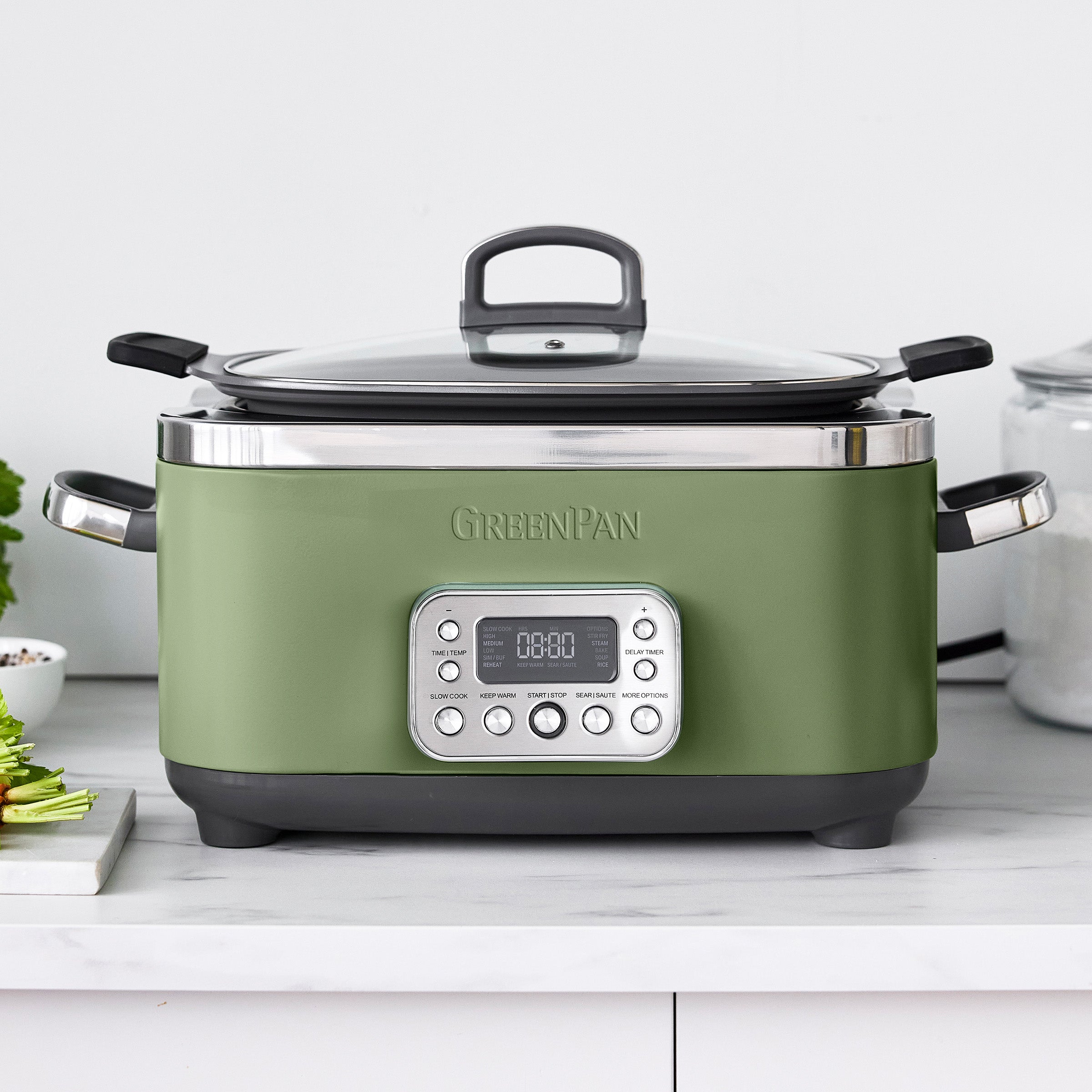 Elite 14-in-1 6-Quart Slow Cooker | Sage - Image 2