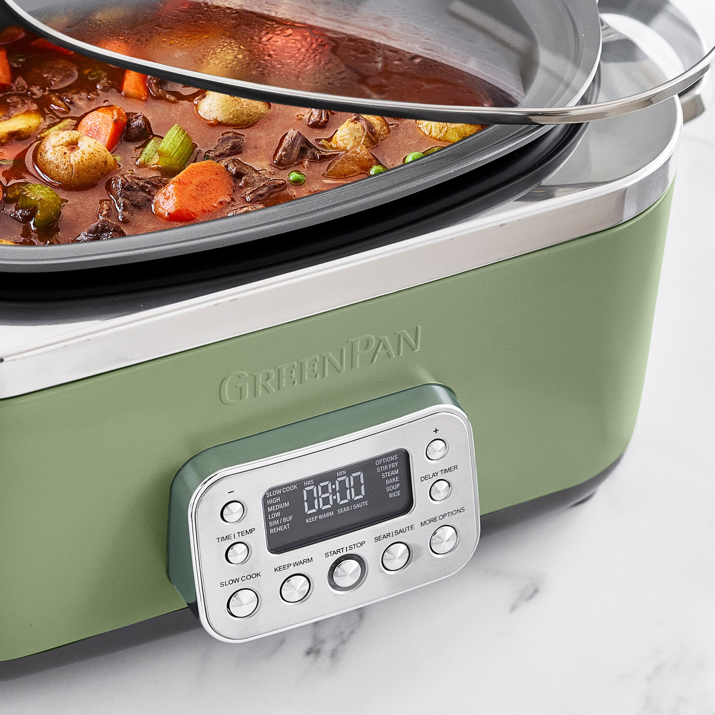 Elite 14-in-1 6-Quart Slow Cooker | Sage - Image 7