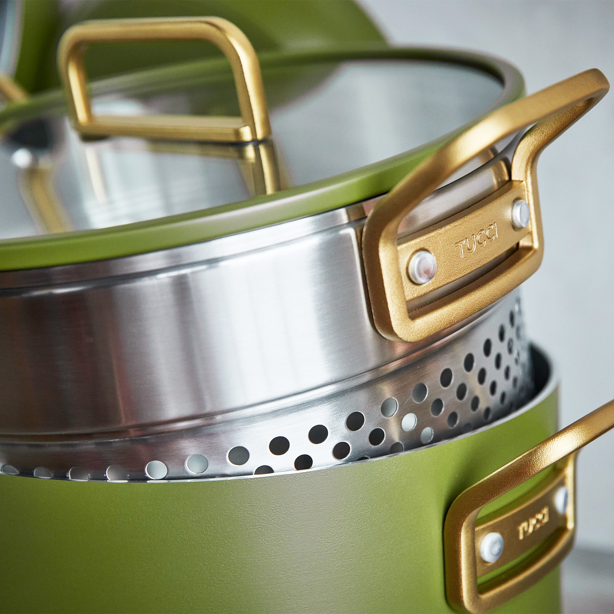 Stanley Tucci™ Ceramic Nonstick 11-Piece Cookware Set | Tuscan Olive - Image 7