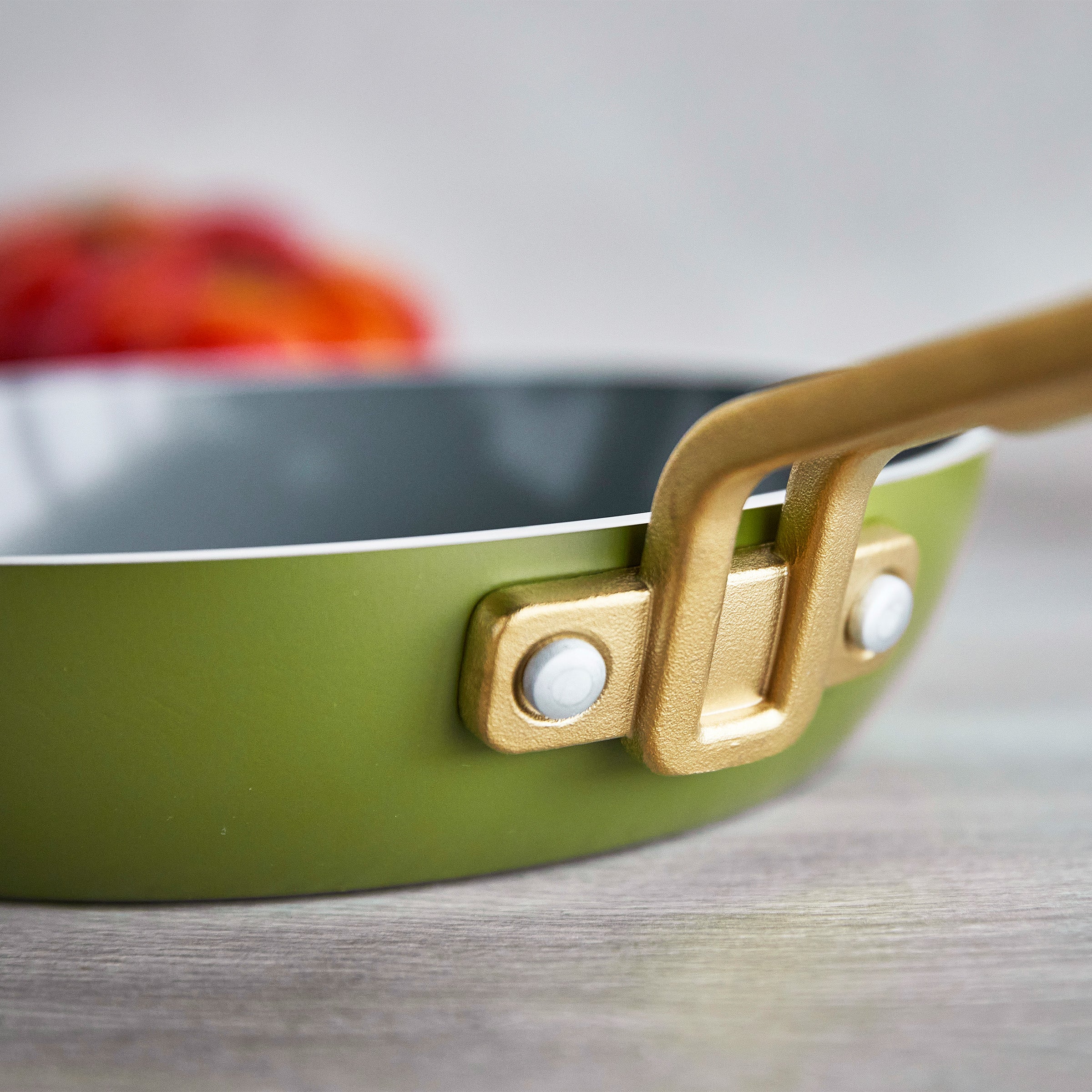 Stanley Tucci™ Ceramic Nonstick 8. 10 and 12 Frypan Set | Tuscan Olive - Image 7