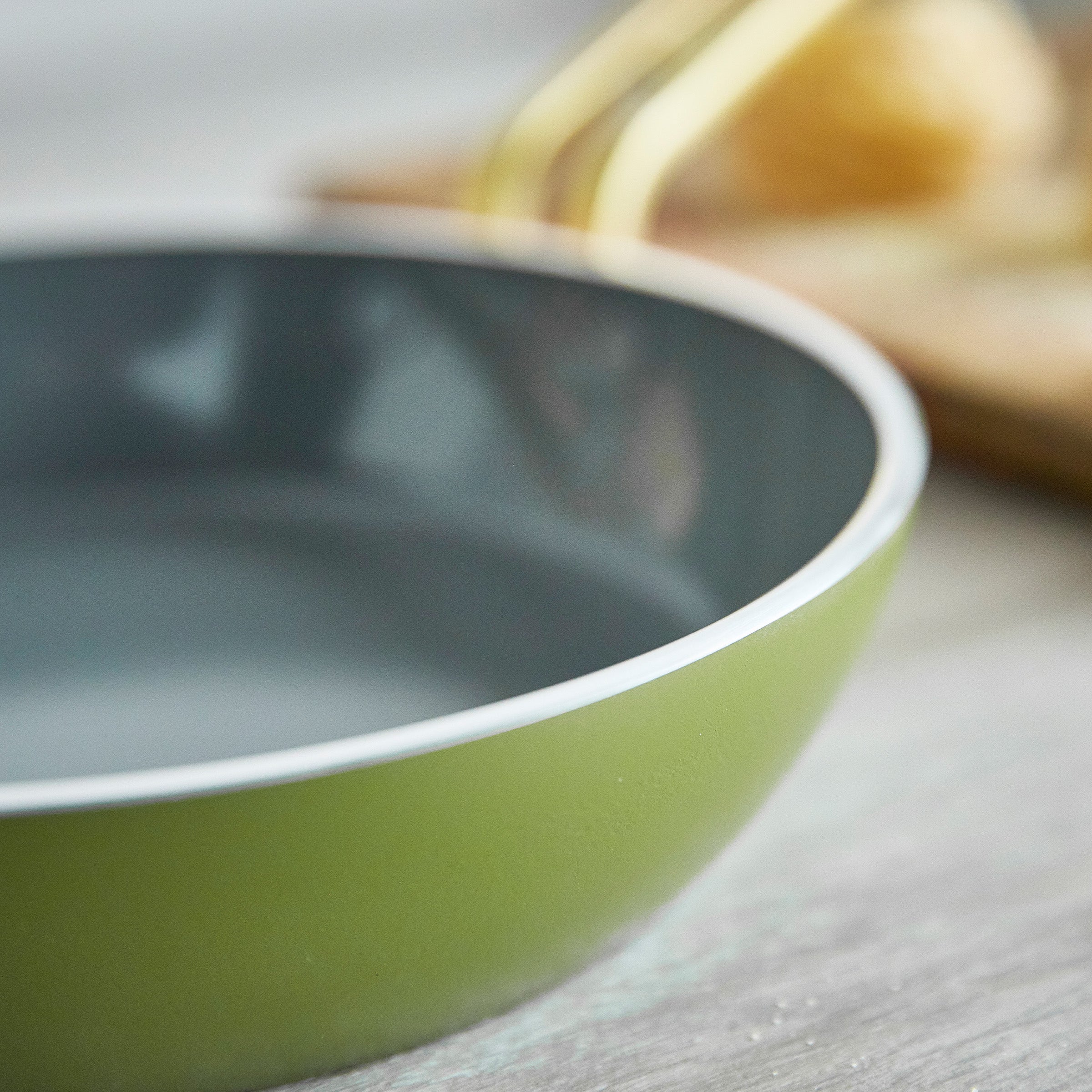 Stanley Tucci™ Ceramic Nonstick 8. 10 and 12 Frypan Set | Tuscan Olive - Image 9